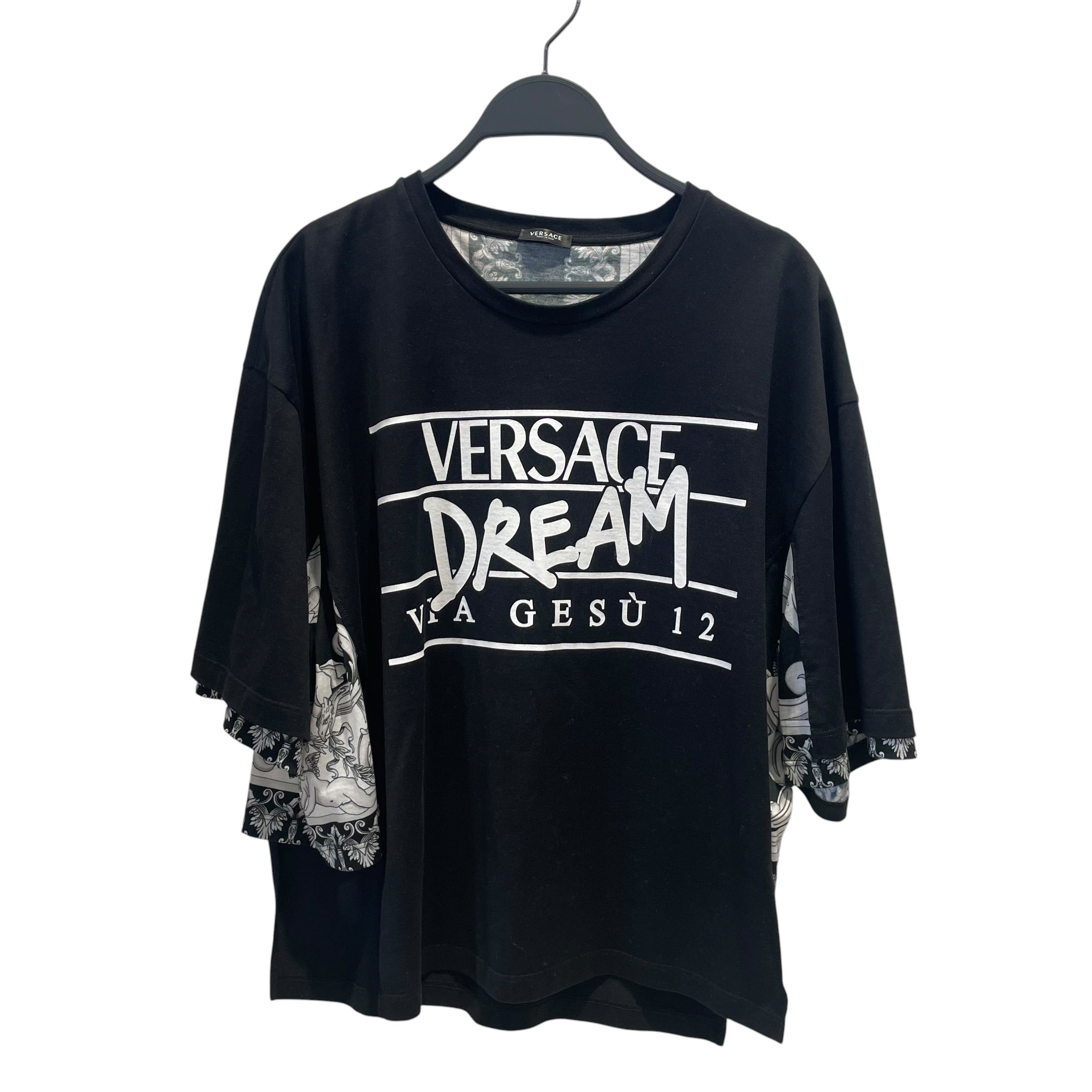 VERSACE/T-Shirt/52/Cotton/BLK/BAROQUE DREAM view 1