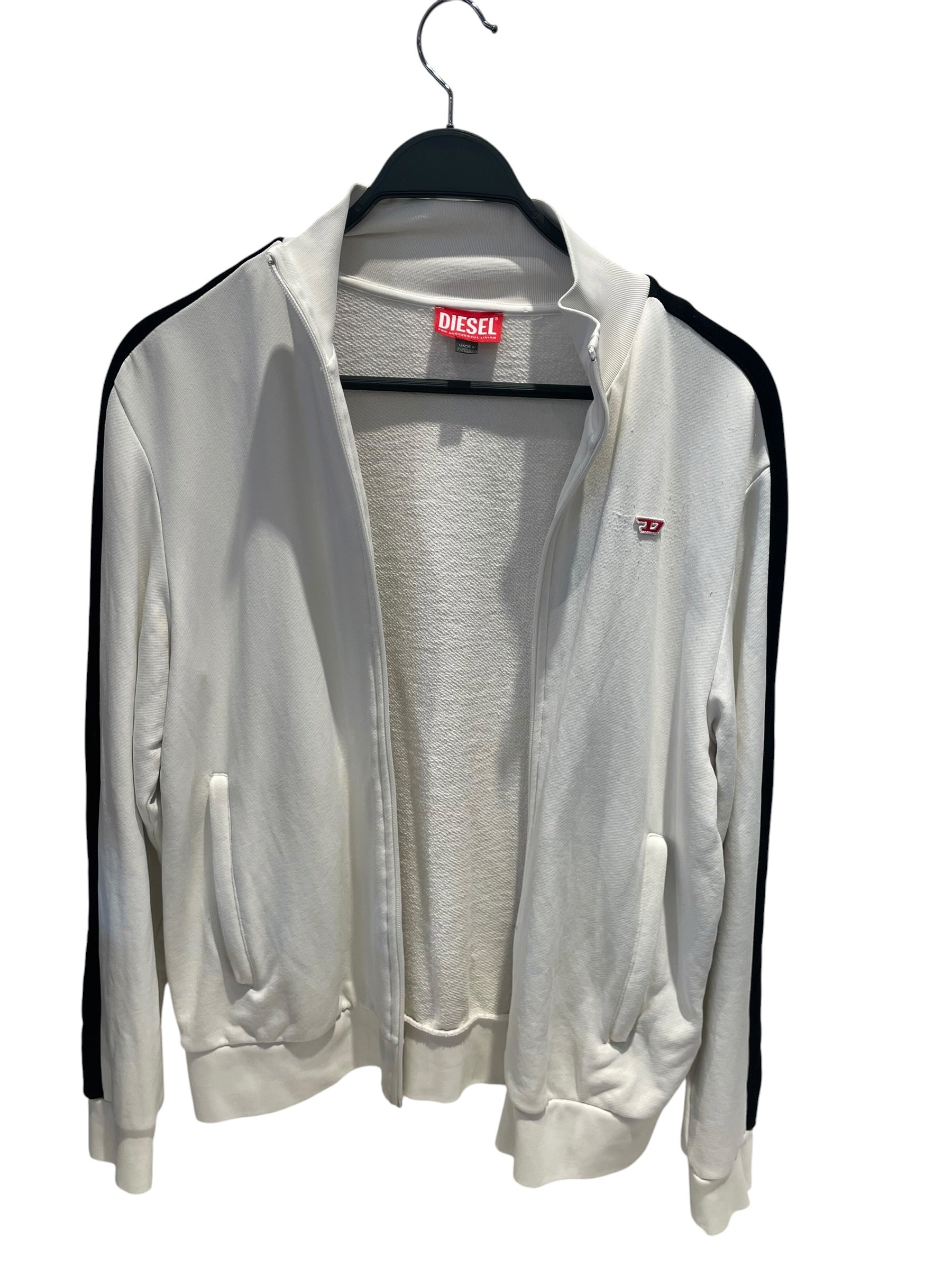 DIESEL/Sweatshirt/M/Cotton/WHT/ view 3