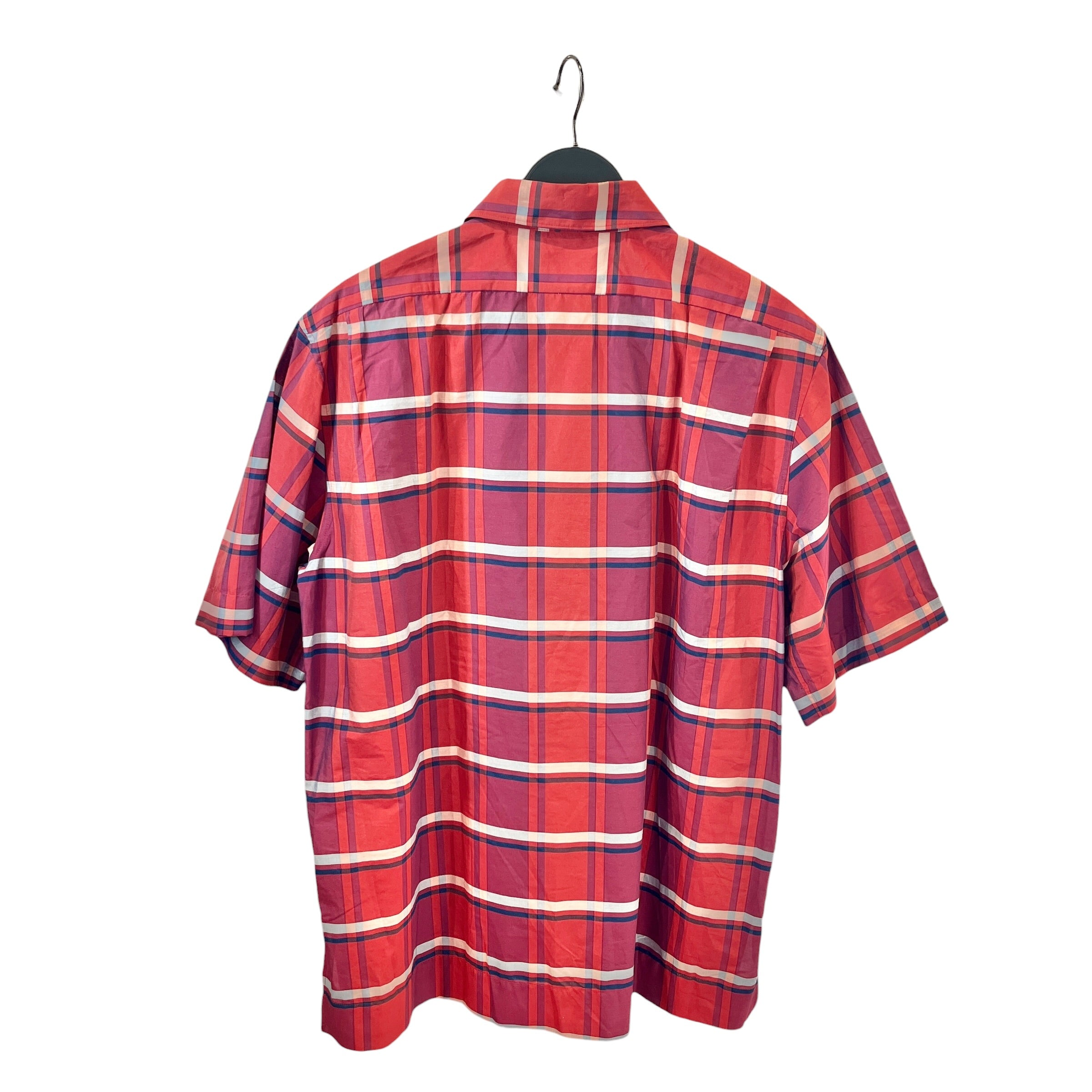 Acne Studios/SS Shirt/54/Cotton/RED/Plaid/ view 2