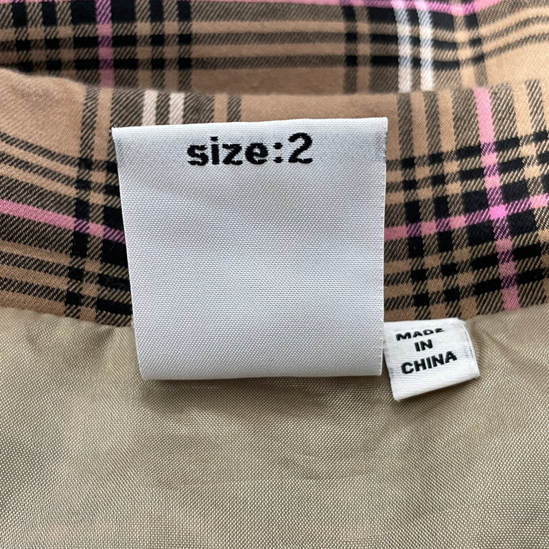 X-girl/Jacket[PO]/2/BRW/Rayon/Plaid