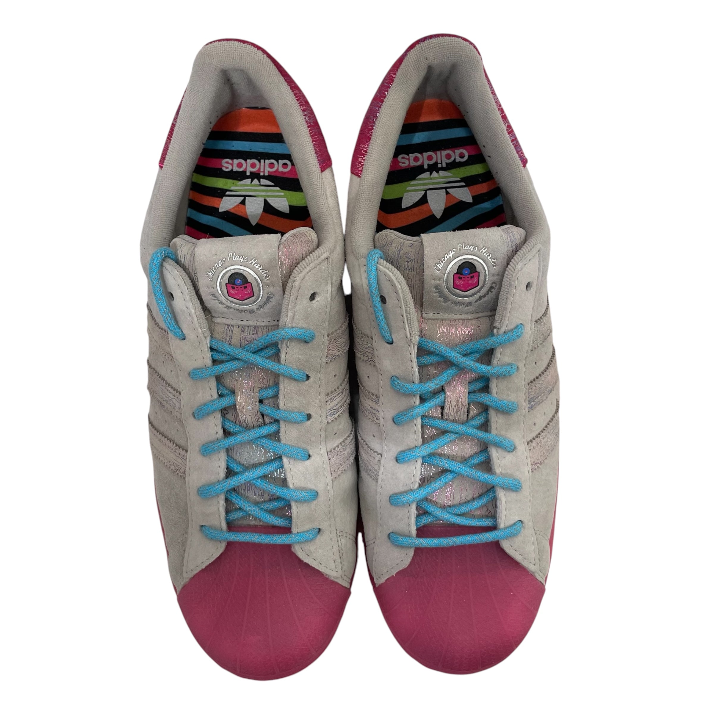 adidas/Low-Sneakers/US 10/GRY/SuperStar Chicago Plays Hard view 3