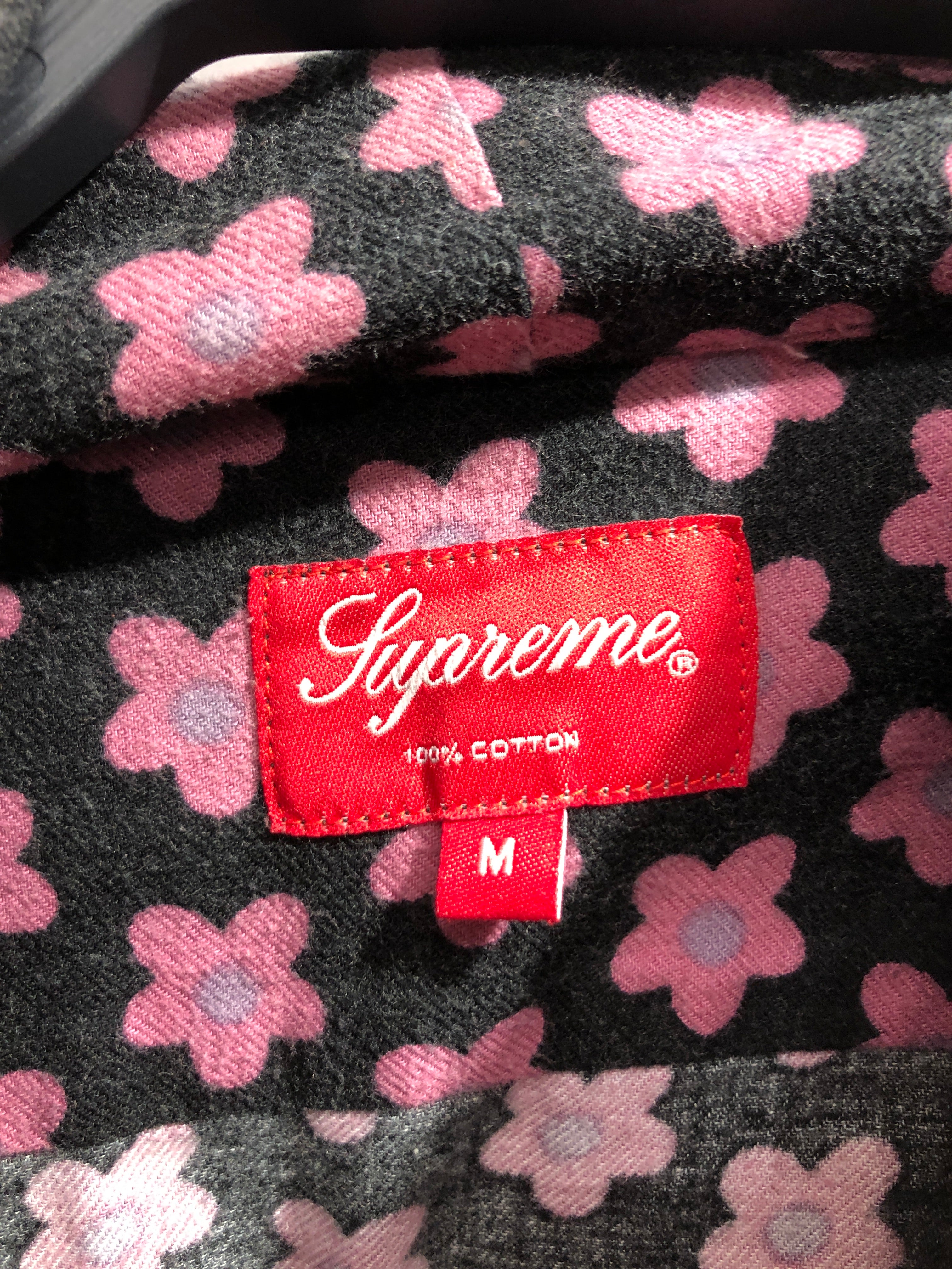 Supreme/Hoodie/M/Floral Pattern/Cotton/PNK/ view 5