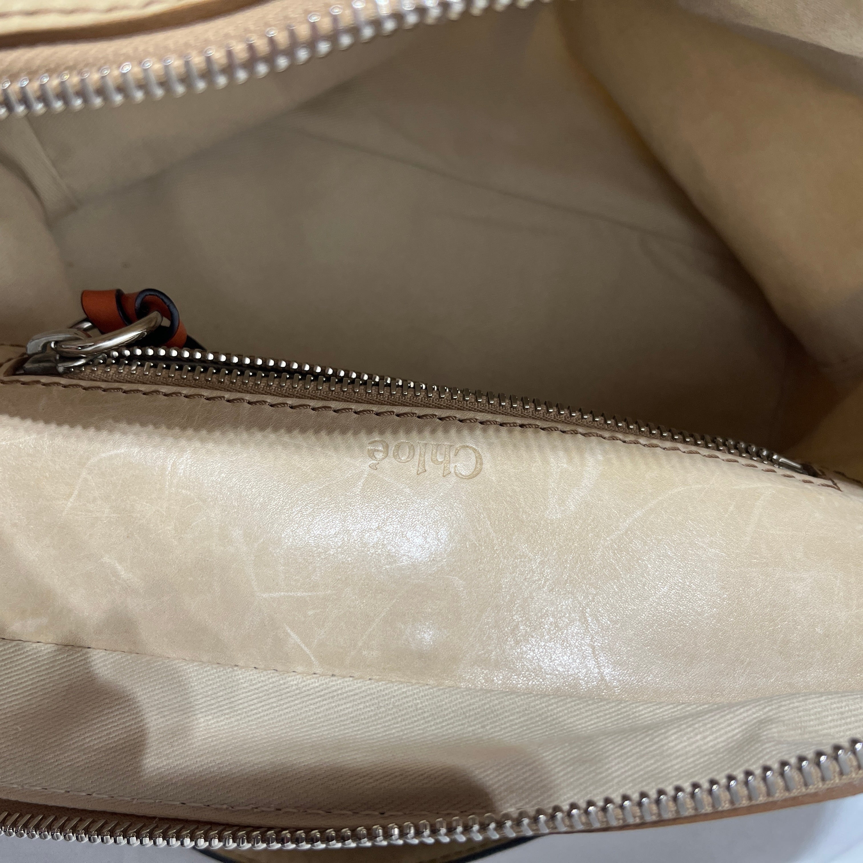 Chloe/Hand Bag/Leather/CRM/TASSEL ZIP view 5