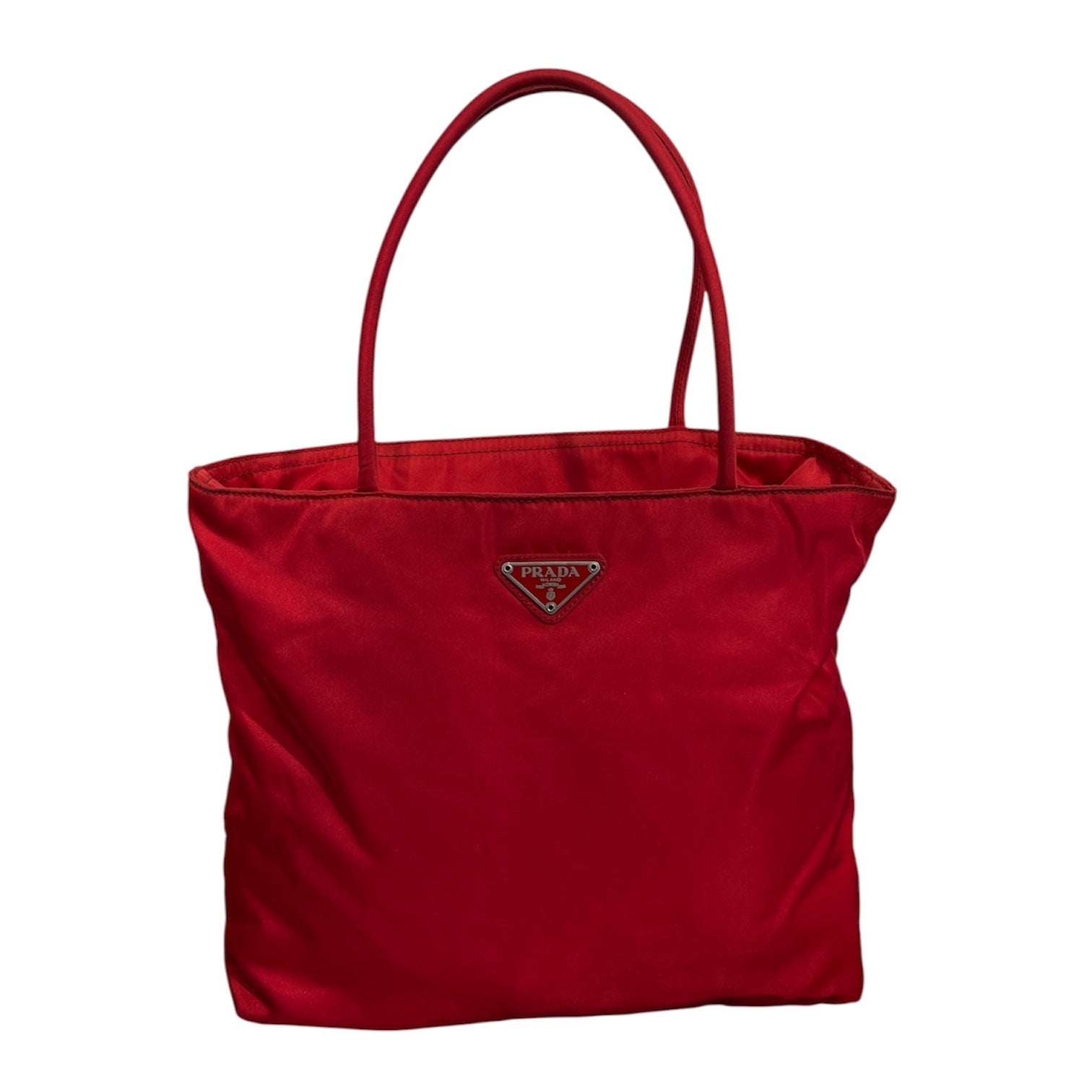 PRADA/Tote Bag/Nylon/RED/tessuto nylon tote view 1