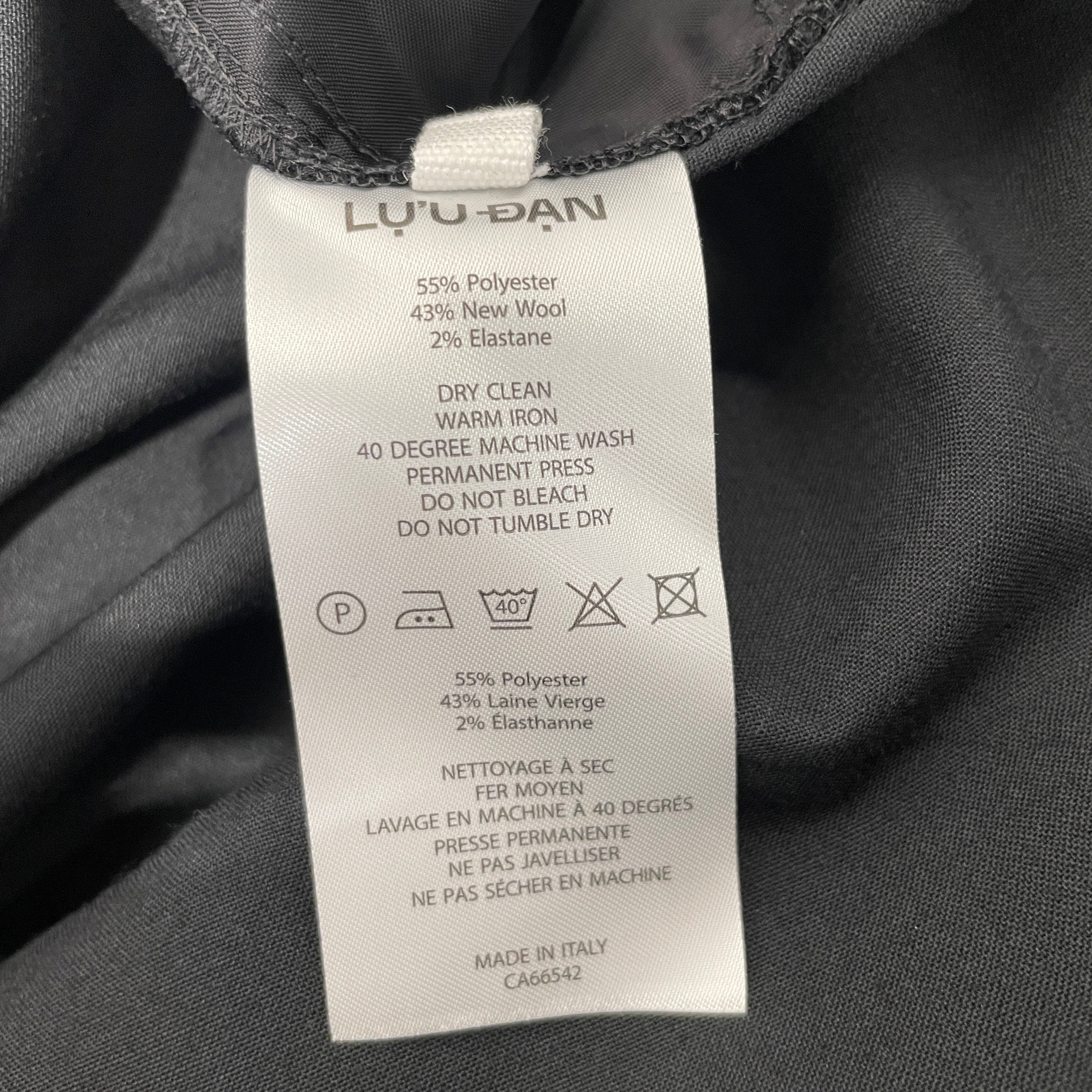 CLOT(CLOTAPPAREL)/LU'U DAN/Slacks/52/Cotton/BLK/ view 4