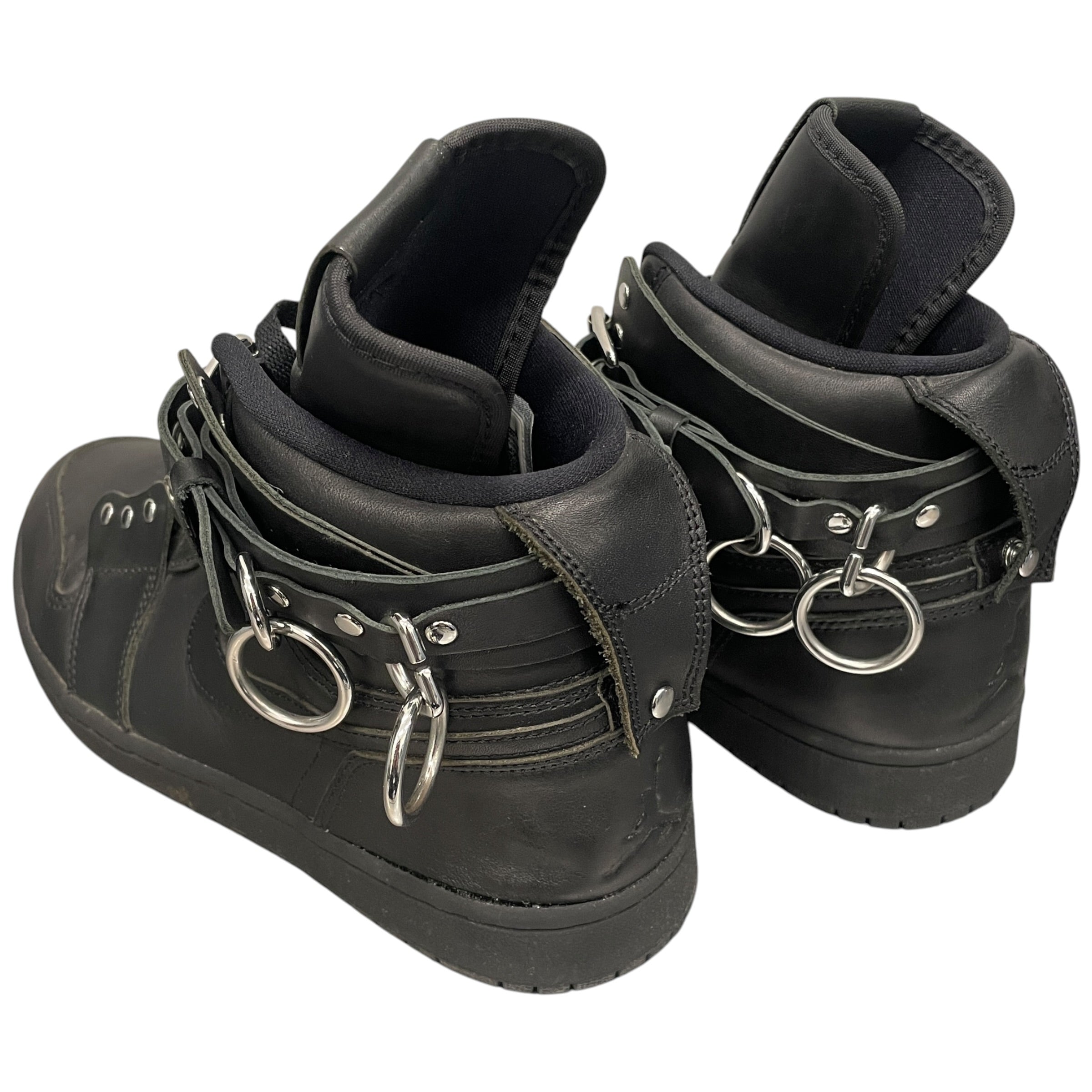 NIKE/COMME des GARCONS/Hi-Sneakers/US 10/Leather/BLK/jordan 1 view 2