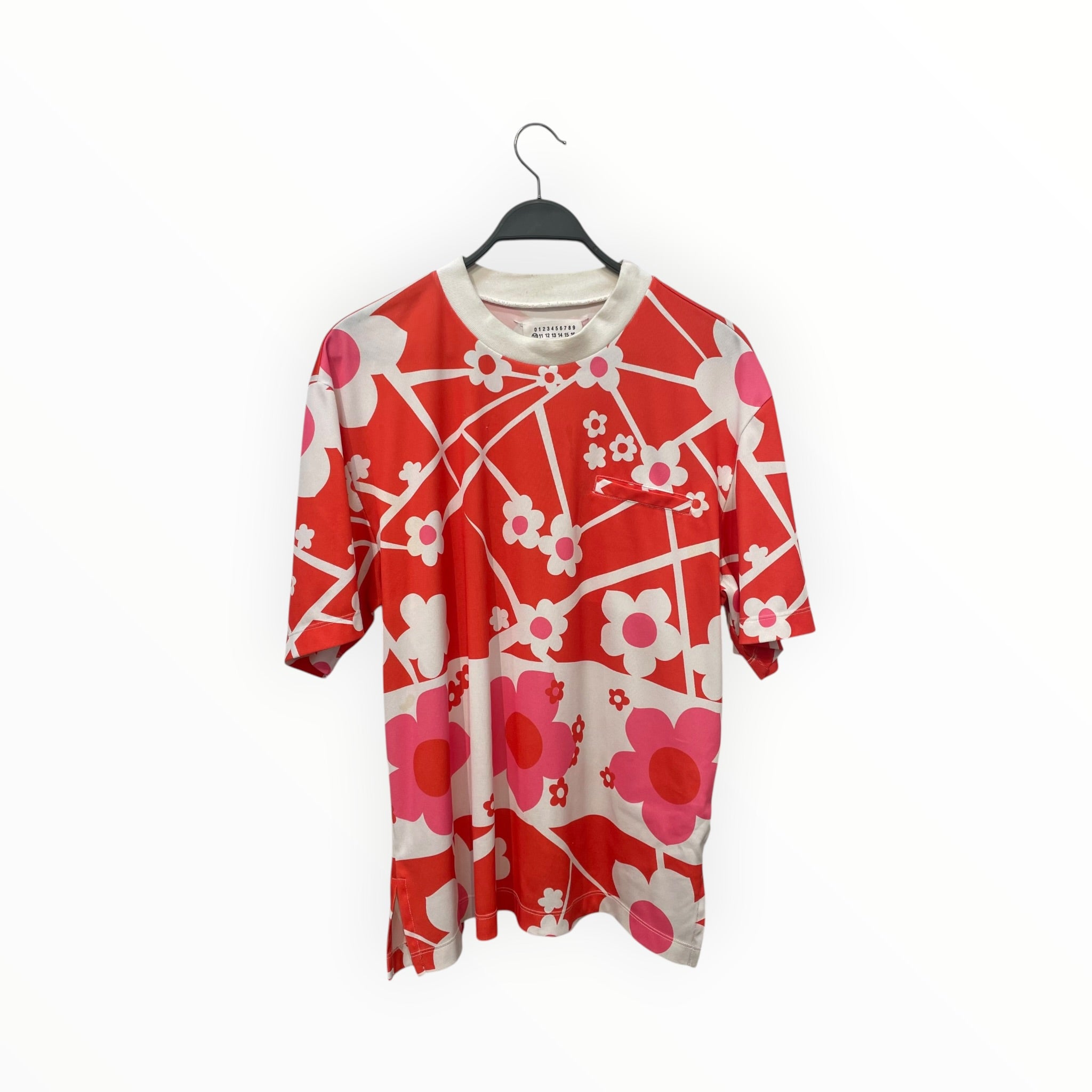 Maison Margiela/T-Shirt/L/ORN/Floral Pattern/FLORAL GEOMETRIC TEE view 1