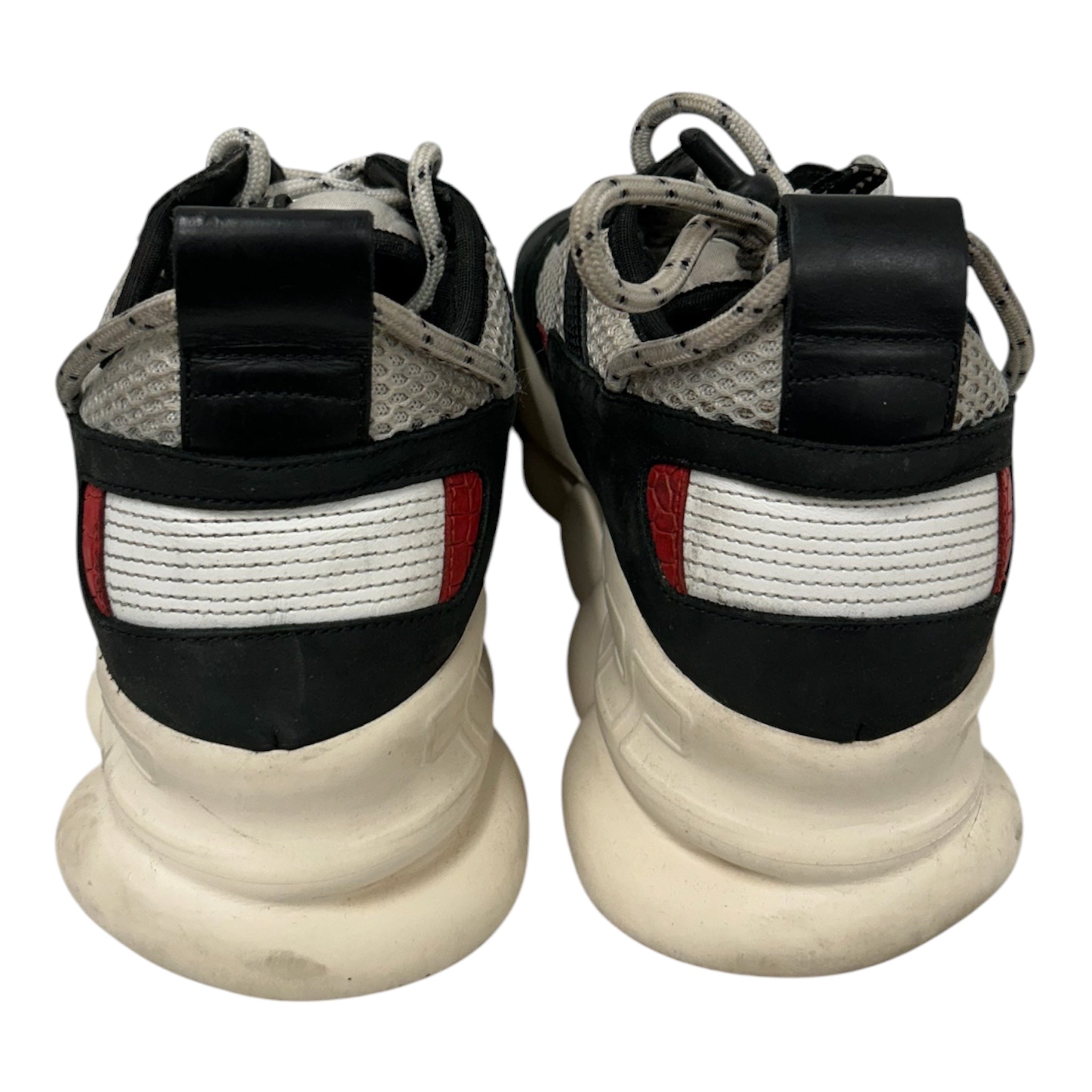 VERSACE/Low-Sneakers/EU 42.5/Cotton/BLK/chain reaction view 3