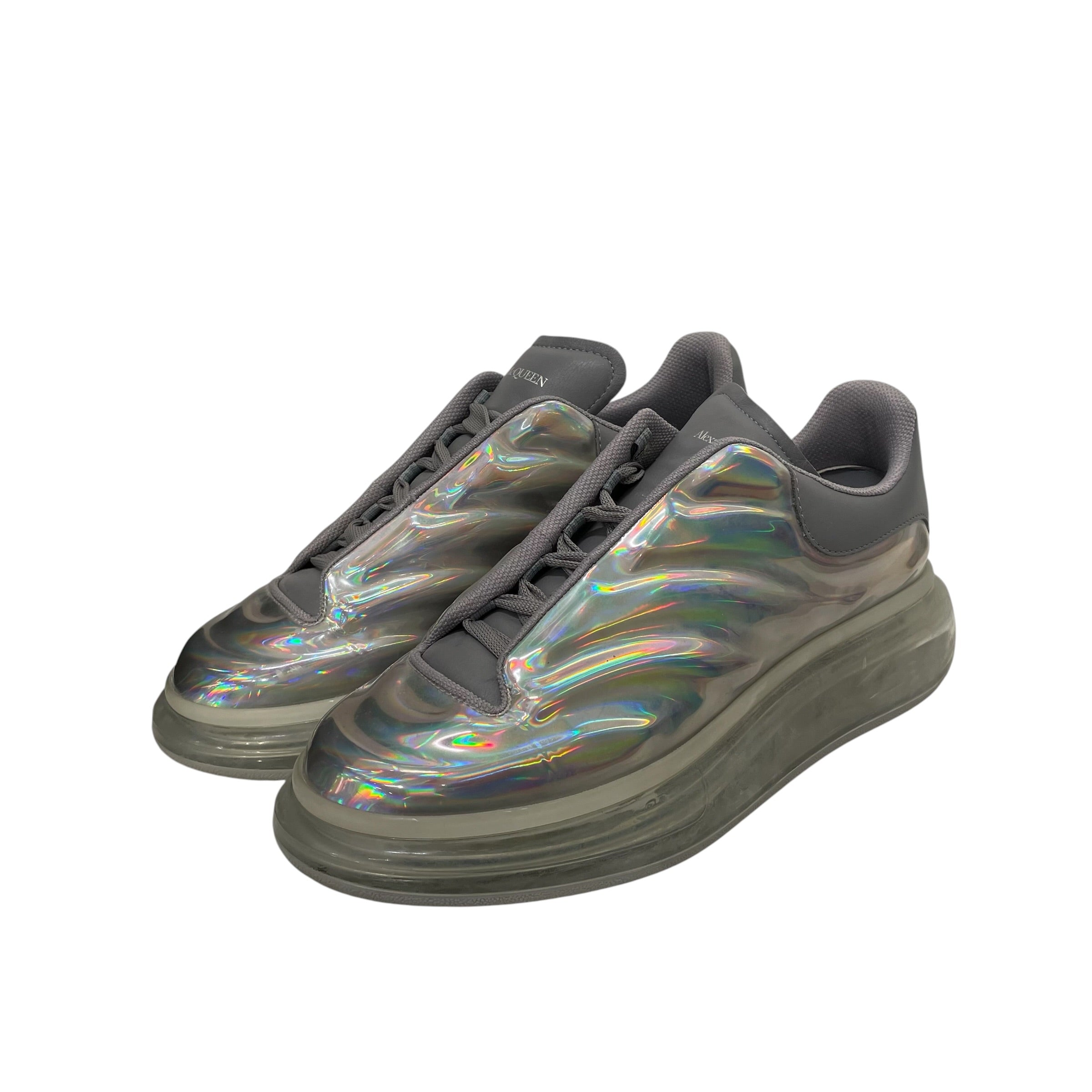 Alexander McQueen/Low-Sneakers/EU 42/Iridescent/SLV/oversized view 3