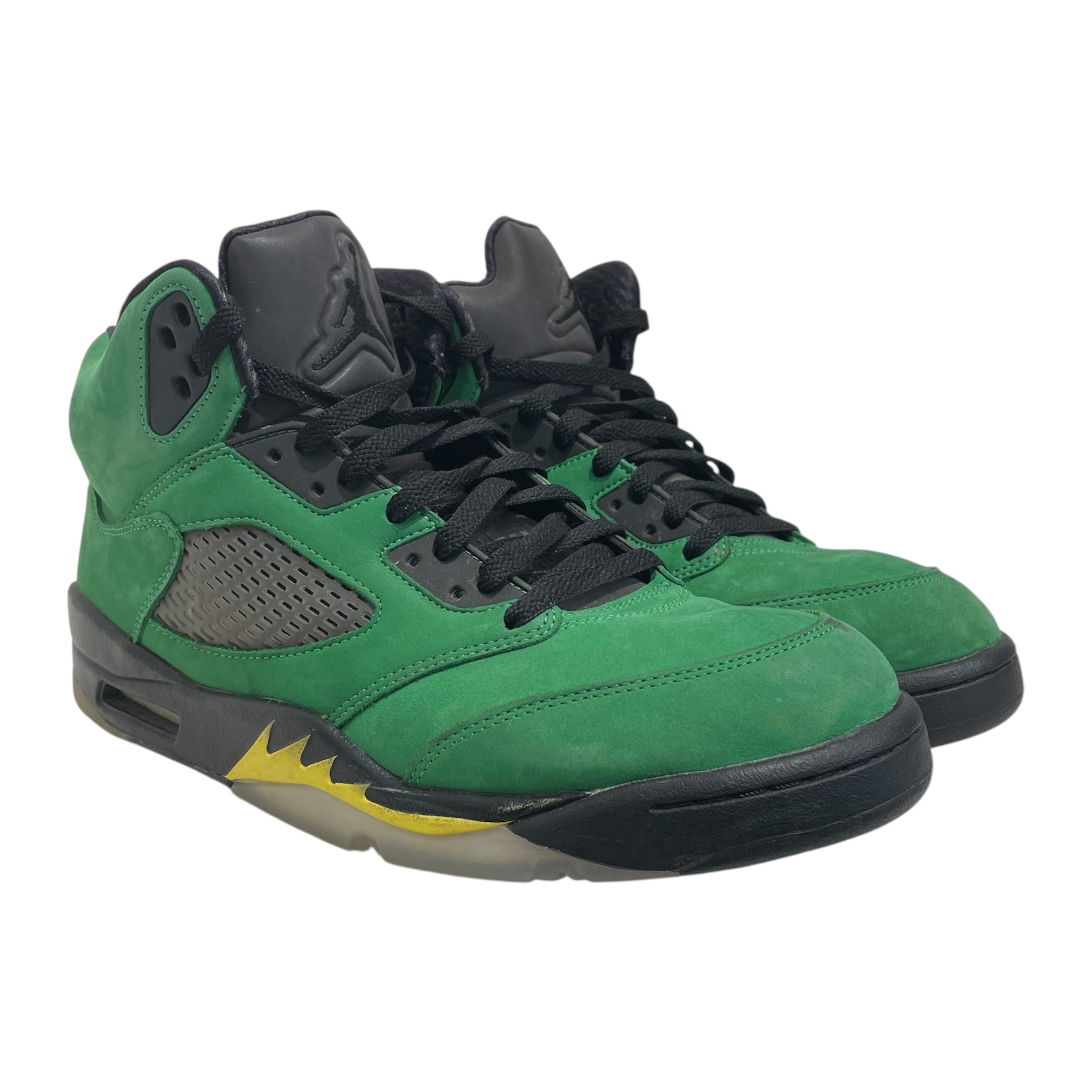 NIKE/AIR JORDAN 5 RETRO SE/Hi-Sneakers/US 11.5/Suede/GRN/CK6631-307 view 1