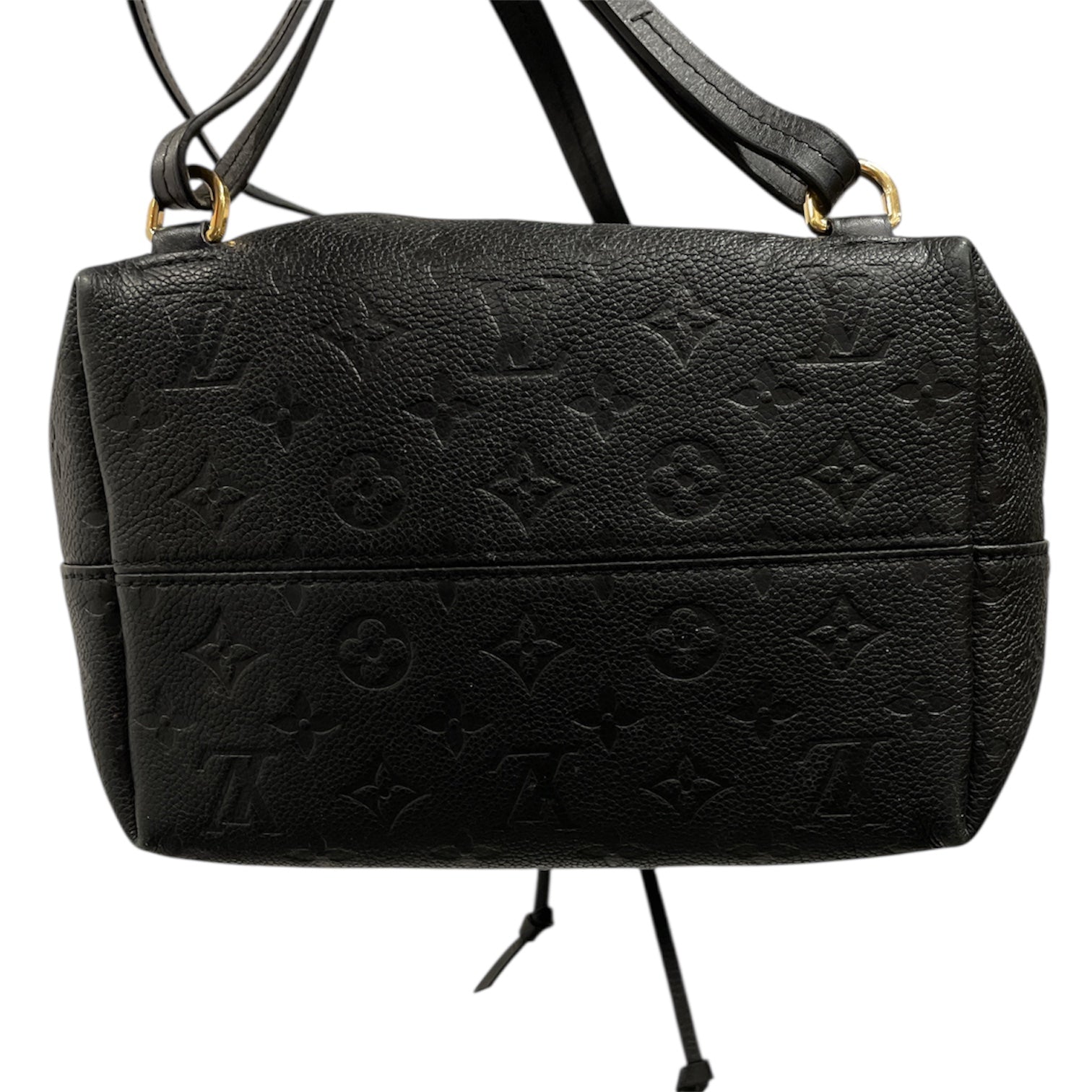 LOUIS VUITTON/Backpack/OS/Monogram/Leather/BLK/Drawstring Mostouris BP view 3