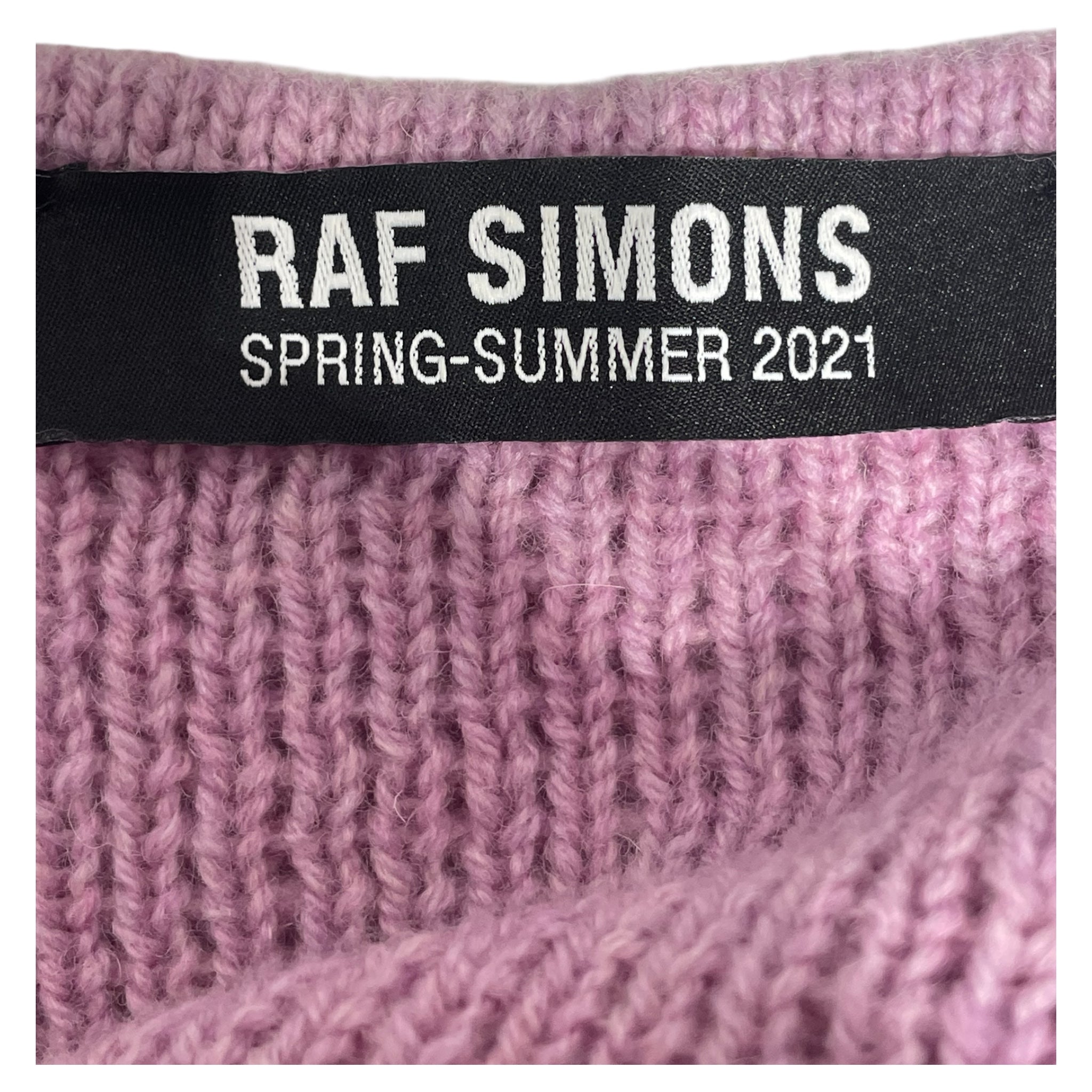 RAF SIMONS/Heavy Cardigan/S/Wool/PPL/ view 3