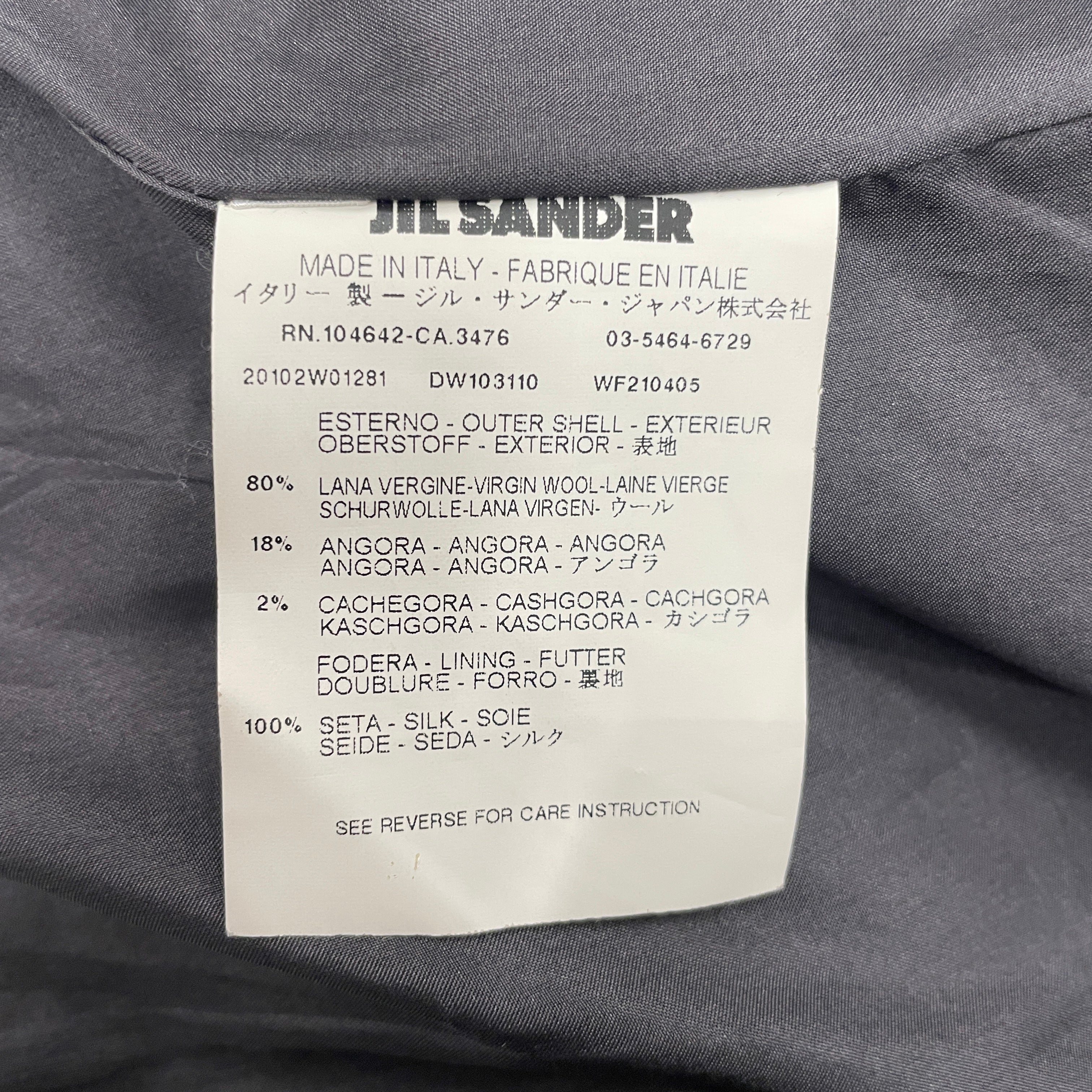 JIL SANDER/Coat/Wool/GRY/ view 4