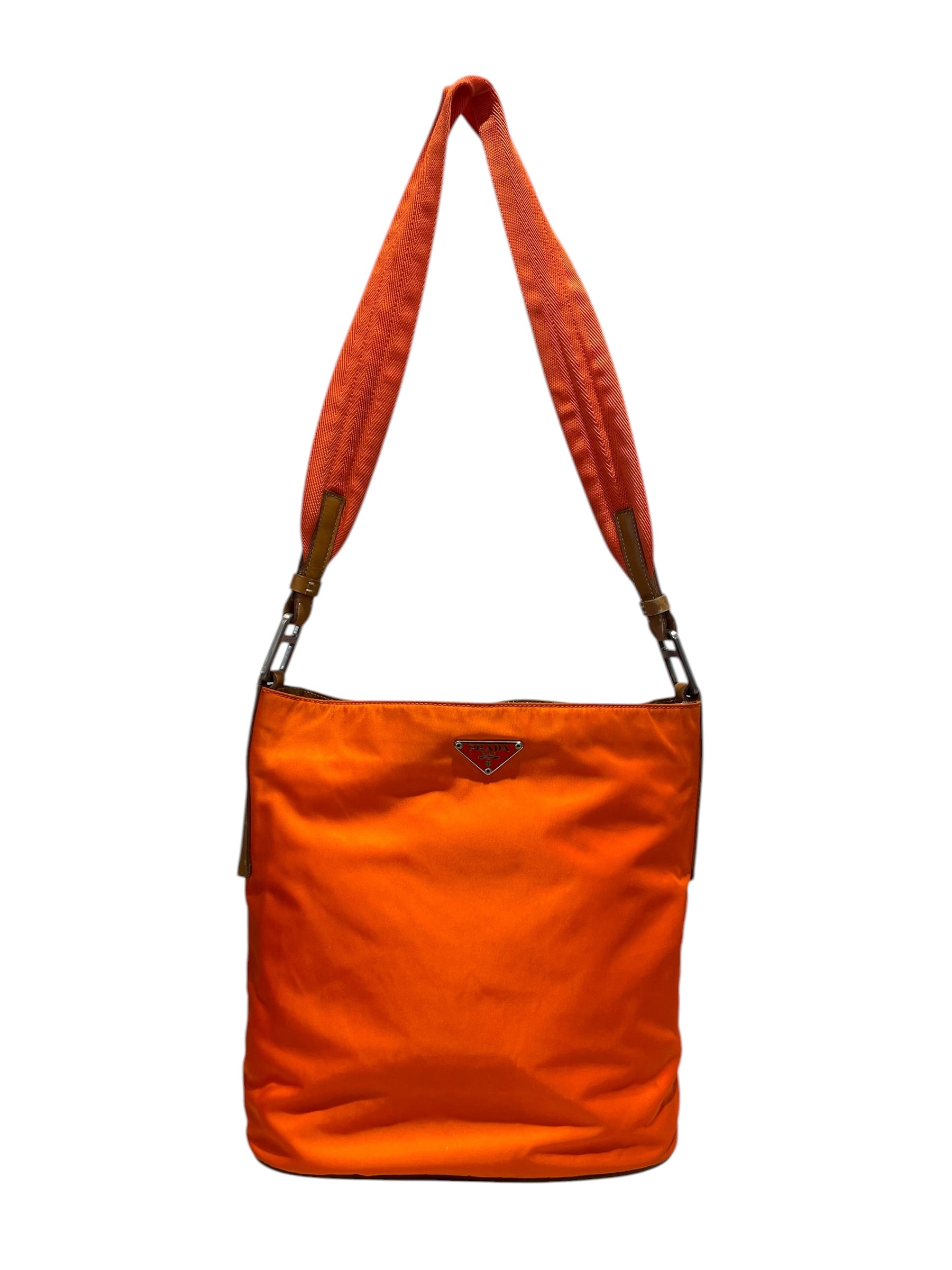 PRADA/Tote Bag/Polyester/ORN/Enameled view 1