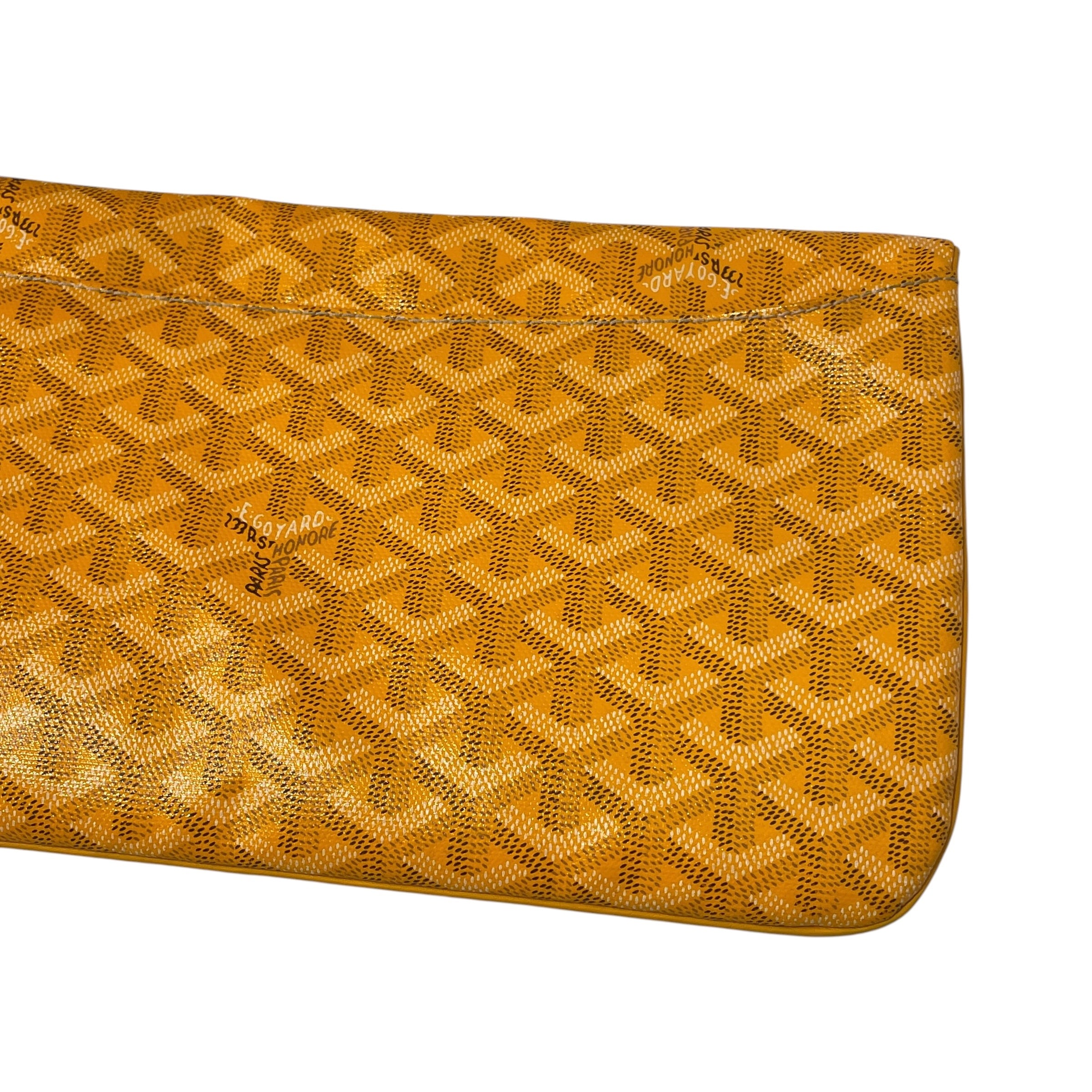 GOYARD/Clutch Bag/Monogram/YEL/SAINTE-MARIE MM + BOX view 7