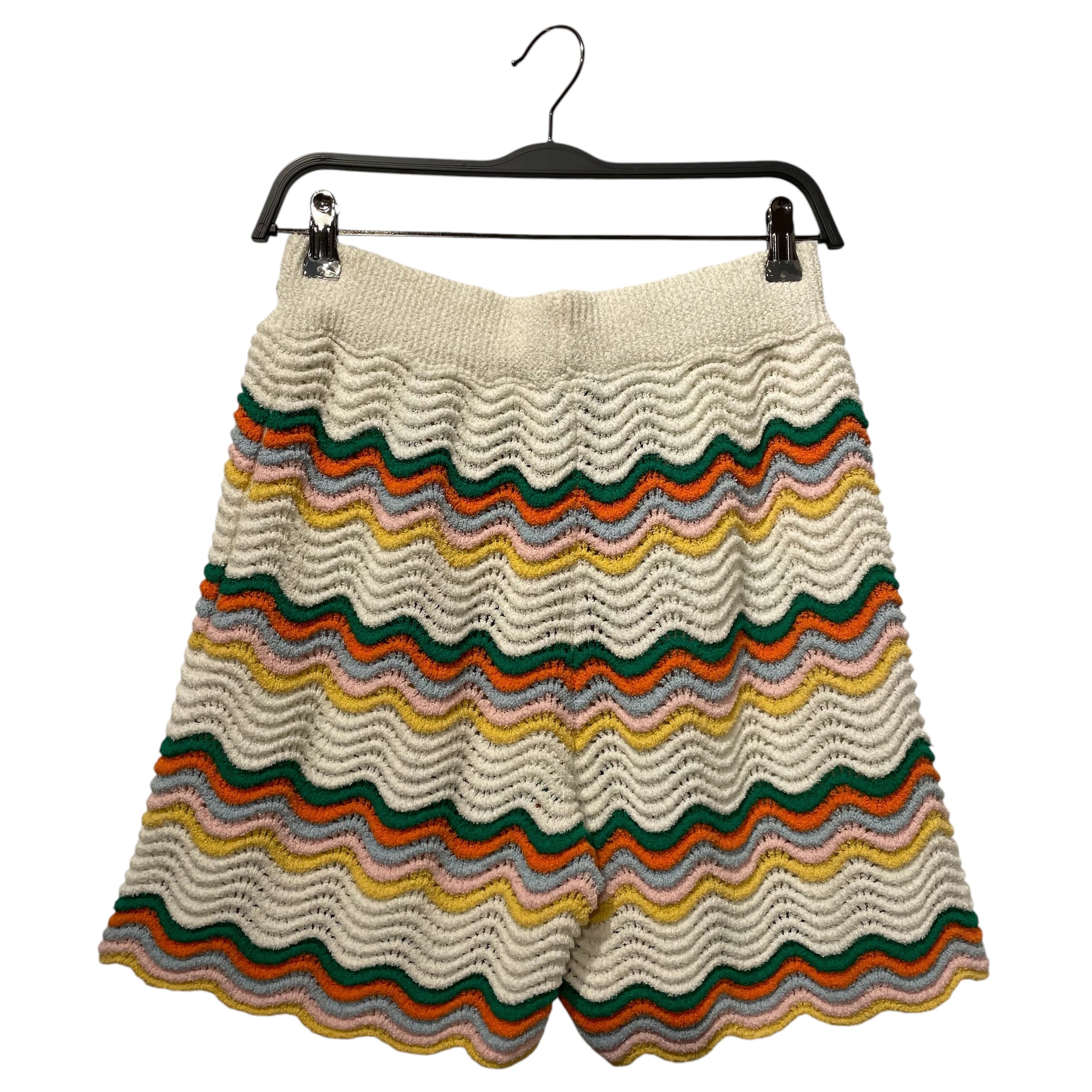 CASABLANCA/Shorts/S/Cotton/MLT/Stripe/WAVY BOUCLE CROTCHED view 2