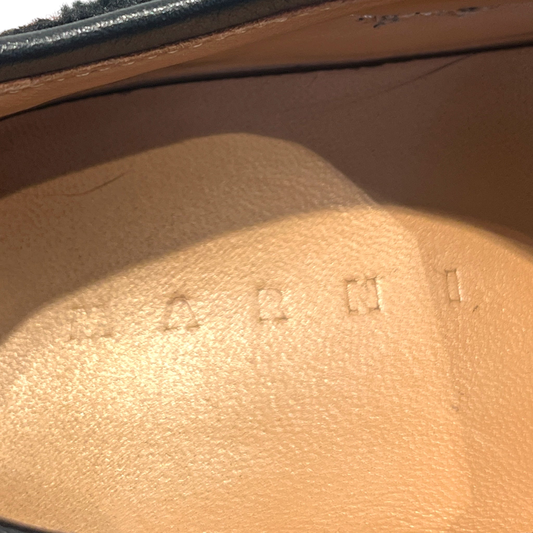 MARNI/Loafers/EU 36/Fake Fur/BLK/Chunky Heel/Mary Jane Pablo view 3