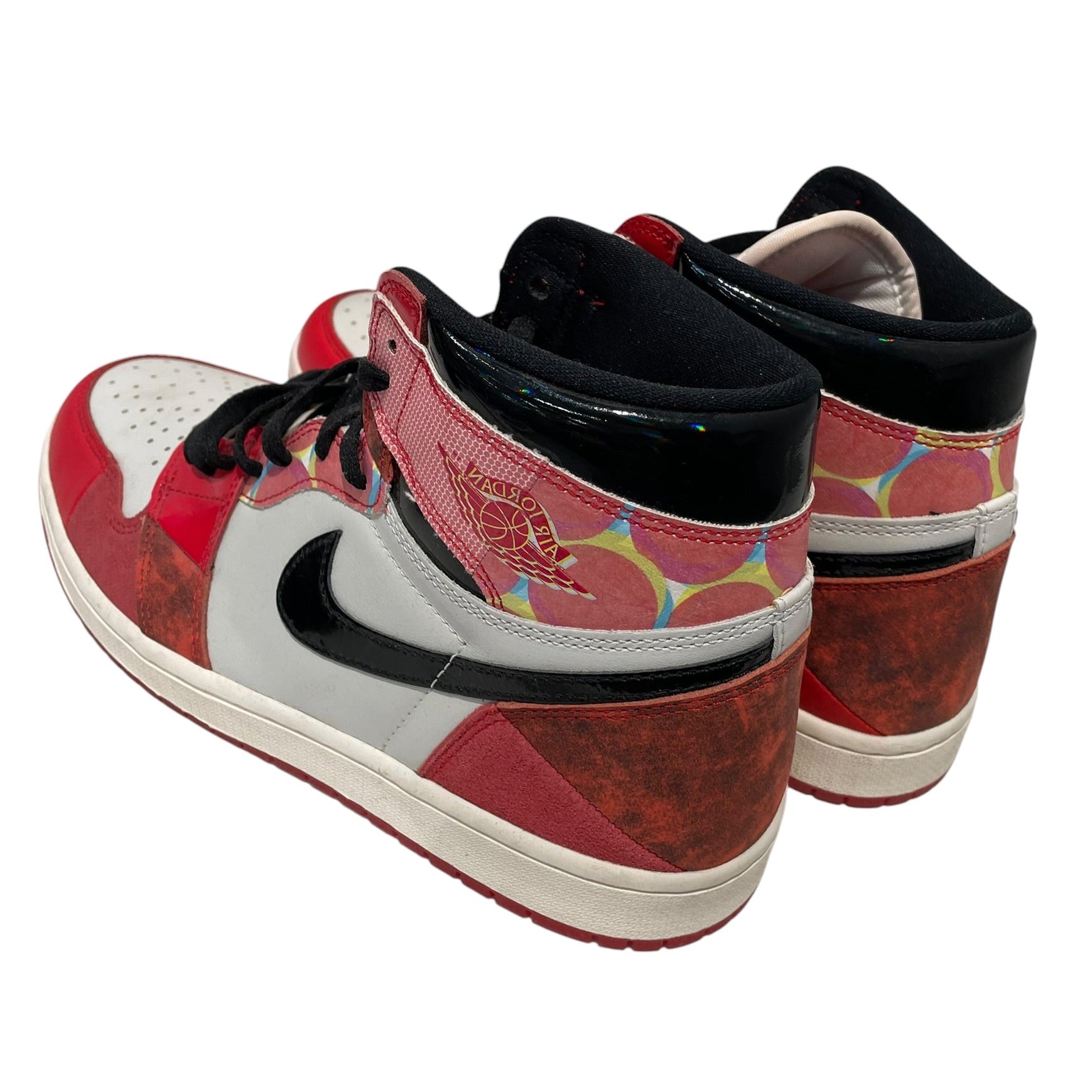 JORDAN BRAND/Hi-Sneakers/US 10.5/Leather/RED/Spider-Verse view 2