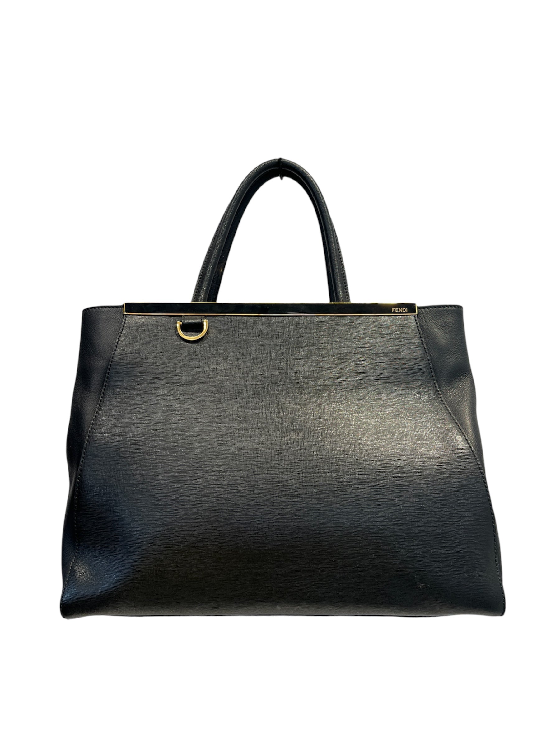 FENDI/Hand Bag/L/Leather/BLK/ view 1