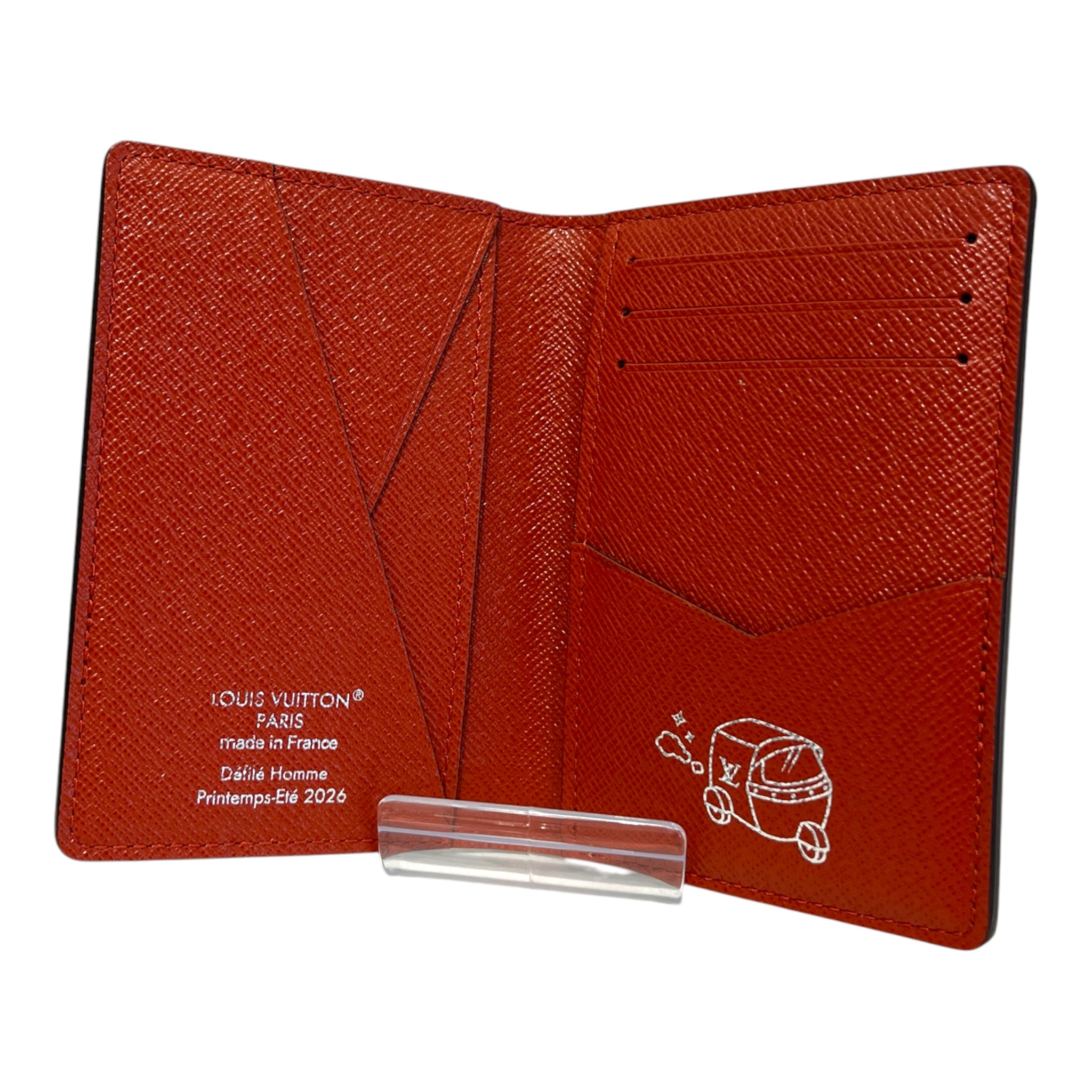 LOUIS VUITTON/Bifold Wallet/Monogram/Leather/ORN/M's/pocket organzier ombree canvas view 4