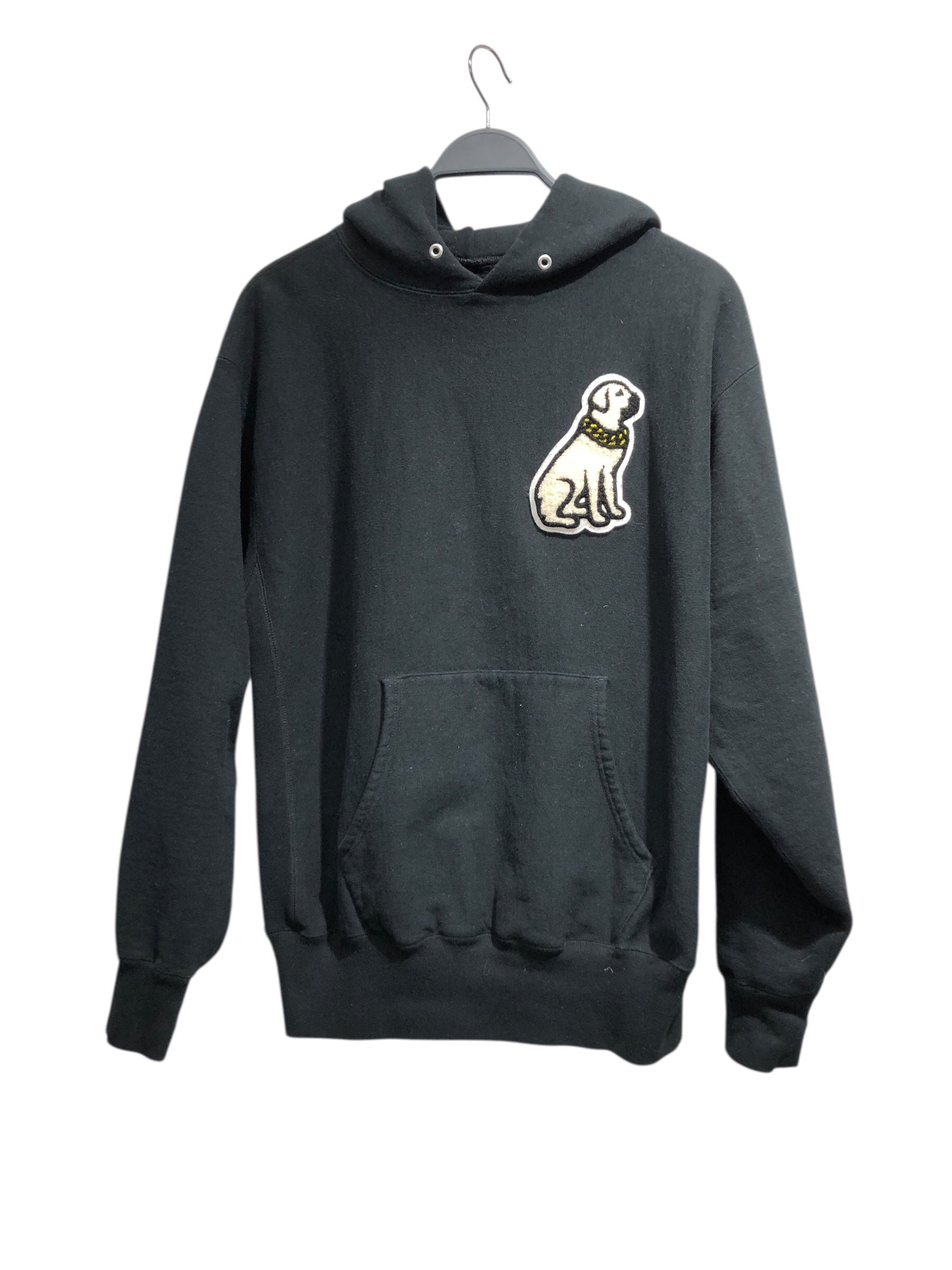 VICTOR VICTOR/Hoodie/L/Cotton/BLK/DOG W/ CHAIN view 1