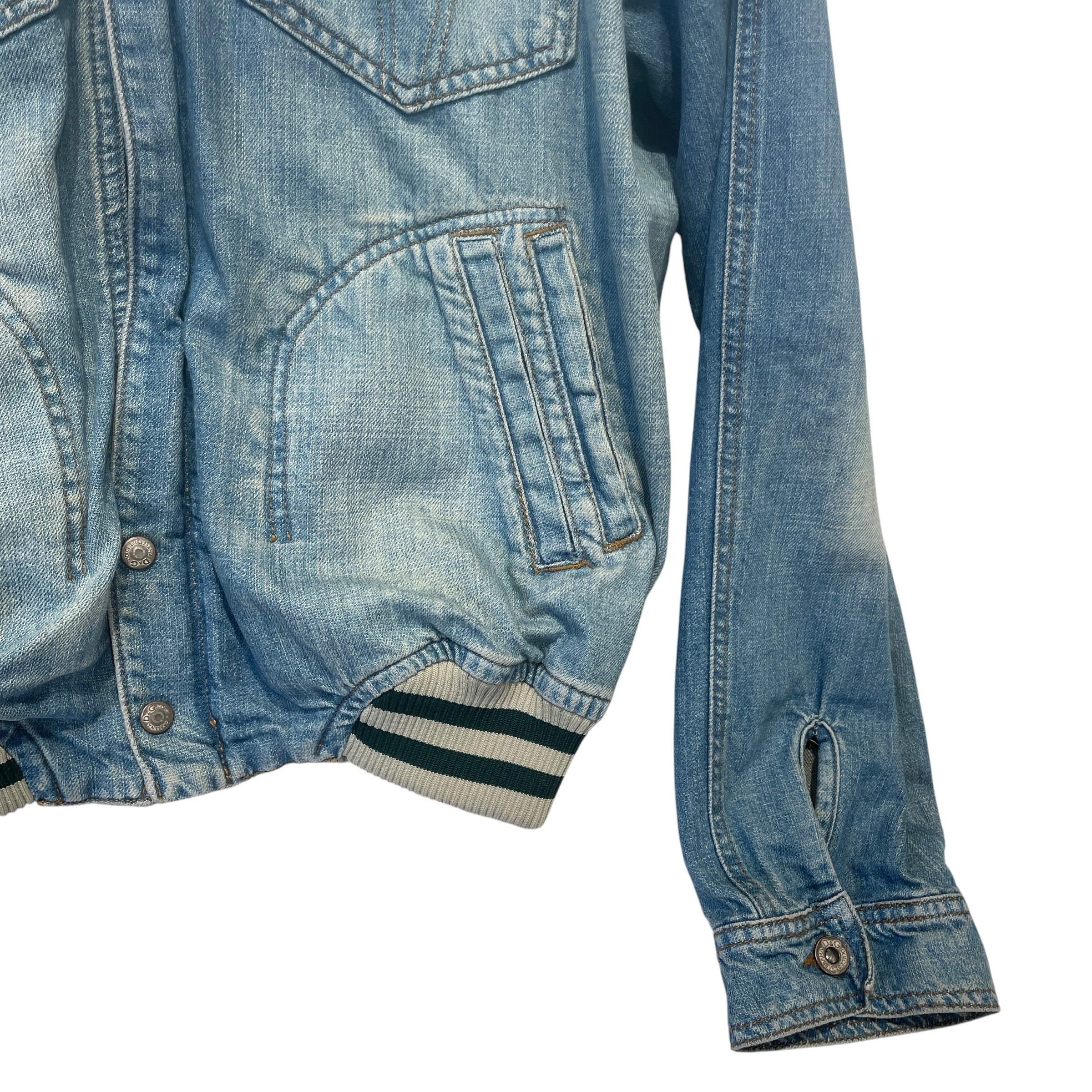 DOLCE&GABBANA/Track Jkt/Border/Denim/BLU/SS2005 DENIM TRACK JACKET view 7