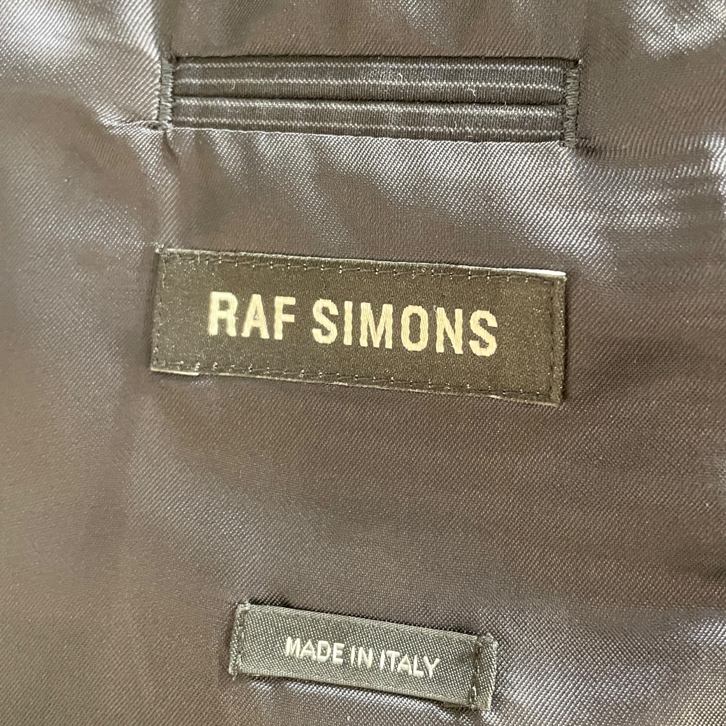 RAF SIMONS/Suits/XL/Stripe/Cotton/NVY/ view 3