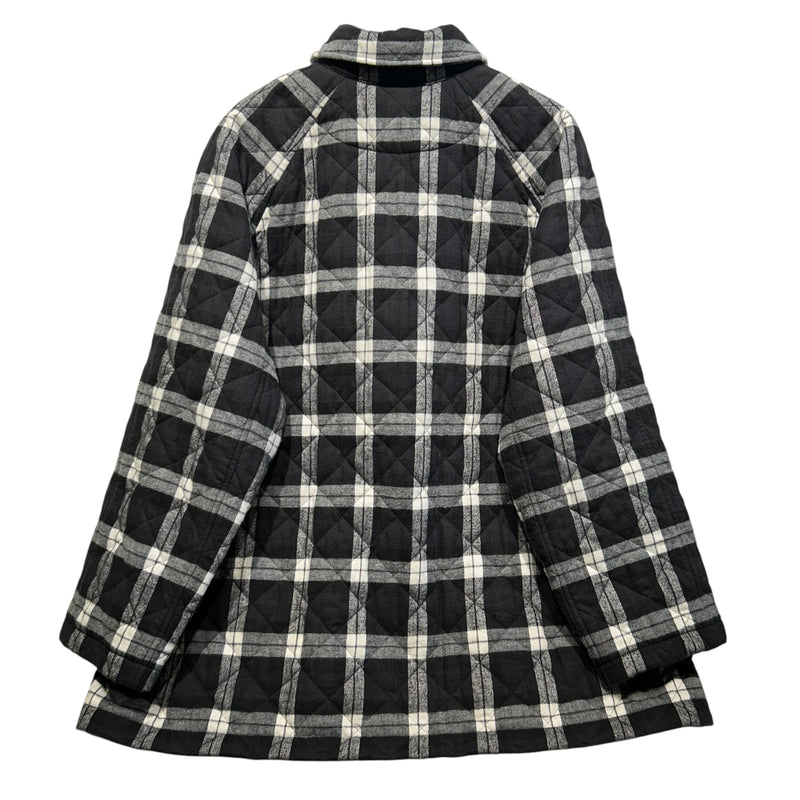 BALENCIAGA/Flannel Shirt/44/Wool/BLK/Plaid/PADDED FLANNEL
