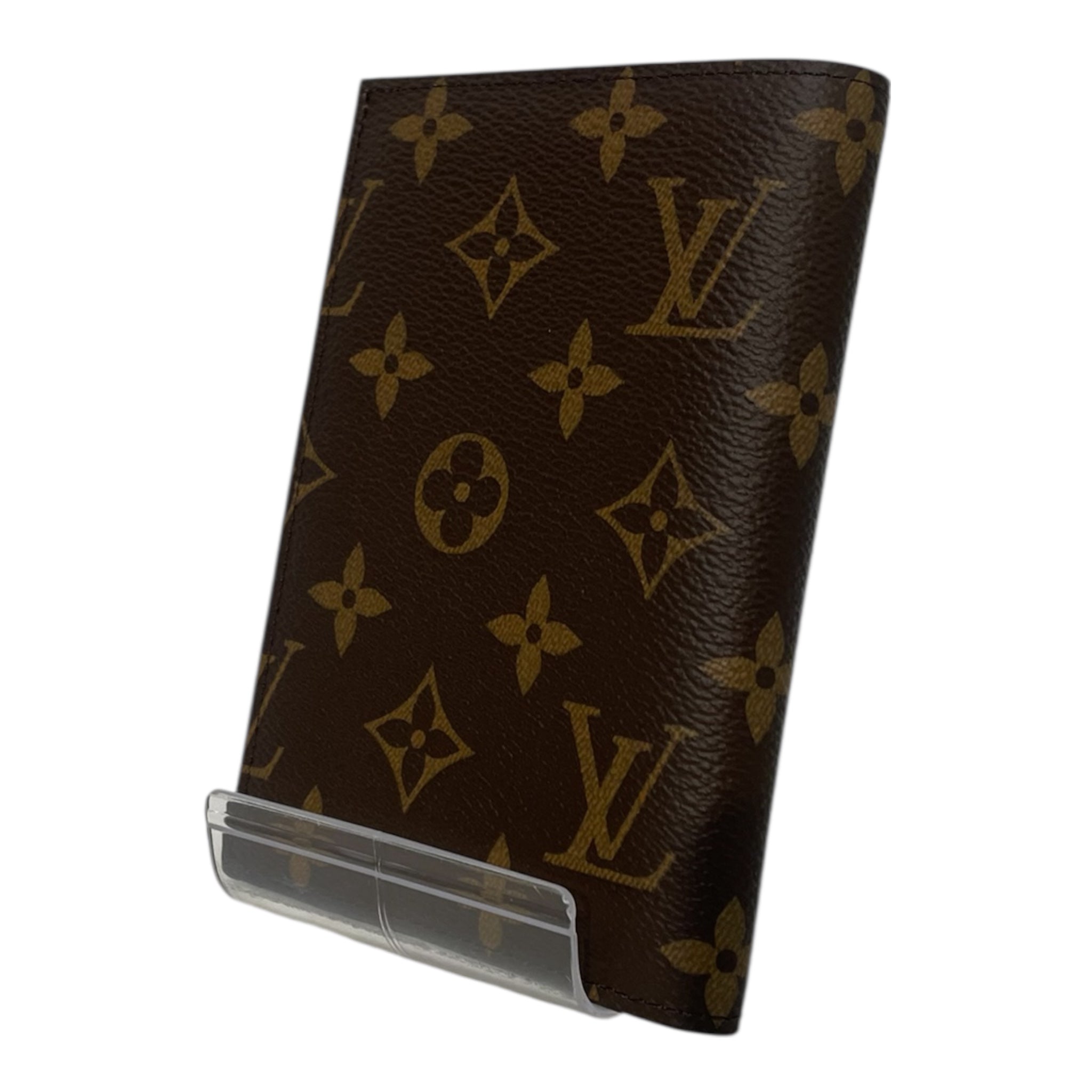 LOUIS VUITTON/Pass Case/Monogram/Leather/BRW/Passport Cover view 2