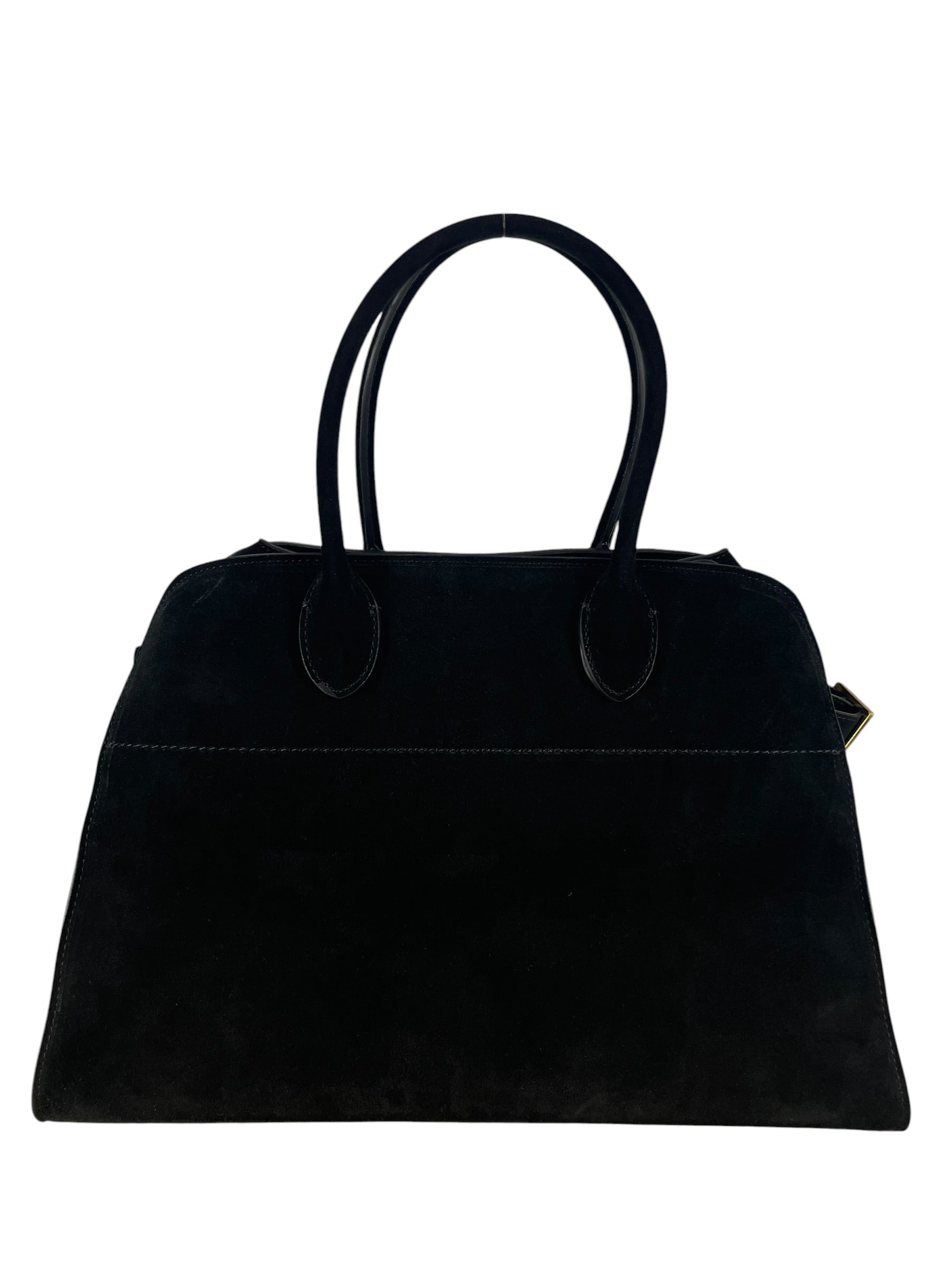 THE ROW/Hand Bag/Suede/BLK/SOFT MARGAUX 15 view 1