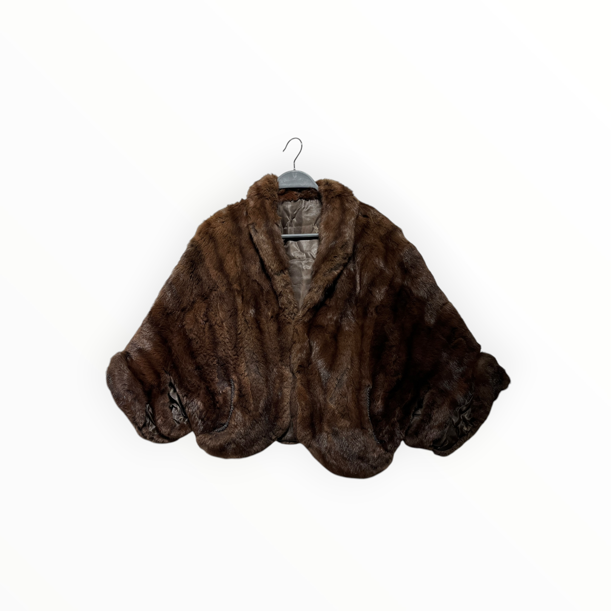 Vintage/Coat/Fur/BRW/mink fur stole view 1