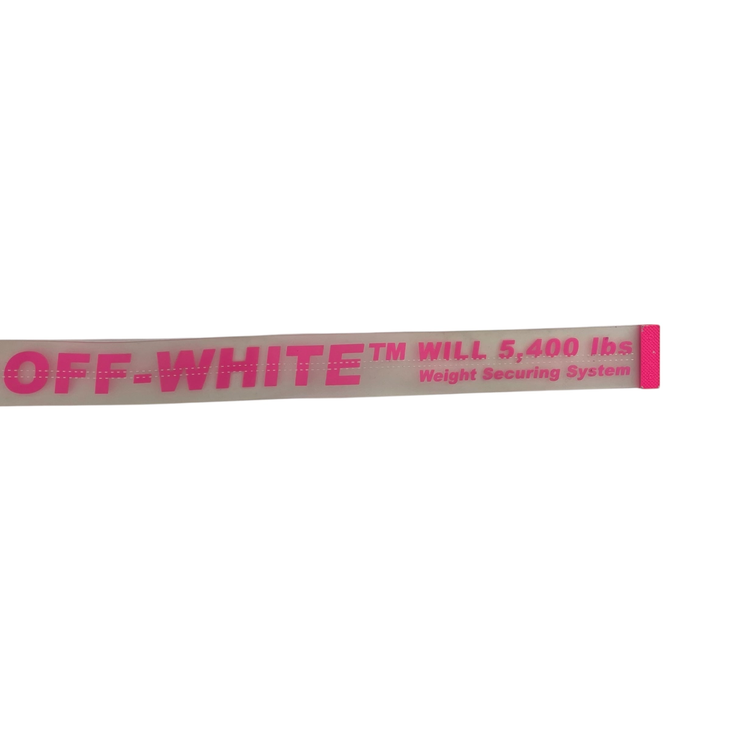 OFF-WHITE/Belt/Polyester/PNK/TAPE CLEAR view 4