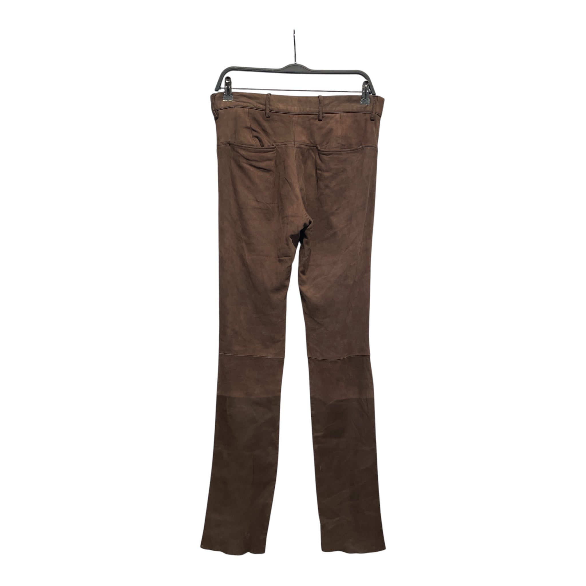 YVES SAINT LAURENT/Vintage/Skinny Pants/48/Leather/BRW/SUPER SLIM view 2