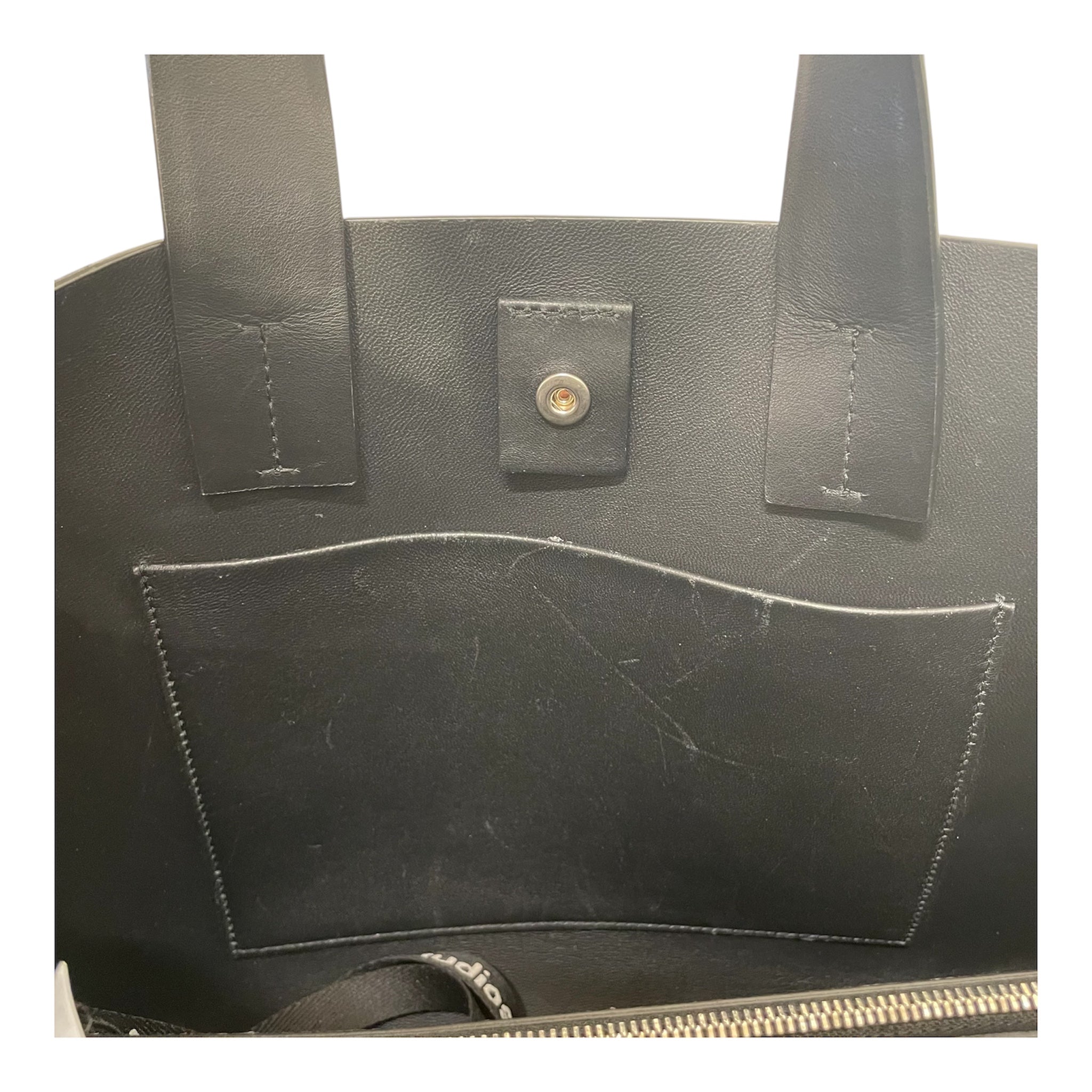 Acne Studios/Bag/Leather/BLK/musubi leather handbag view 9