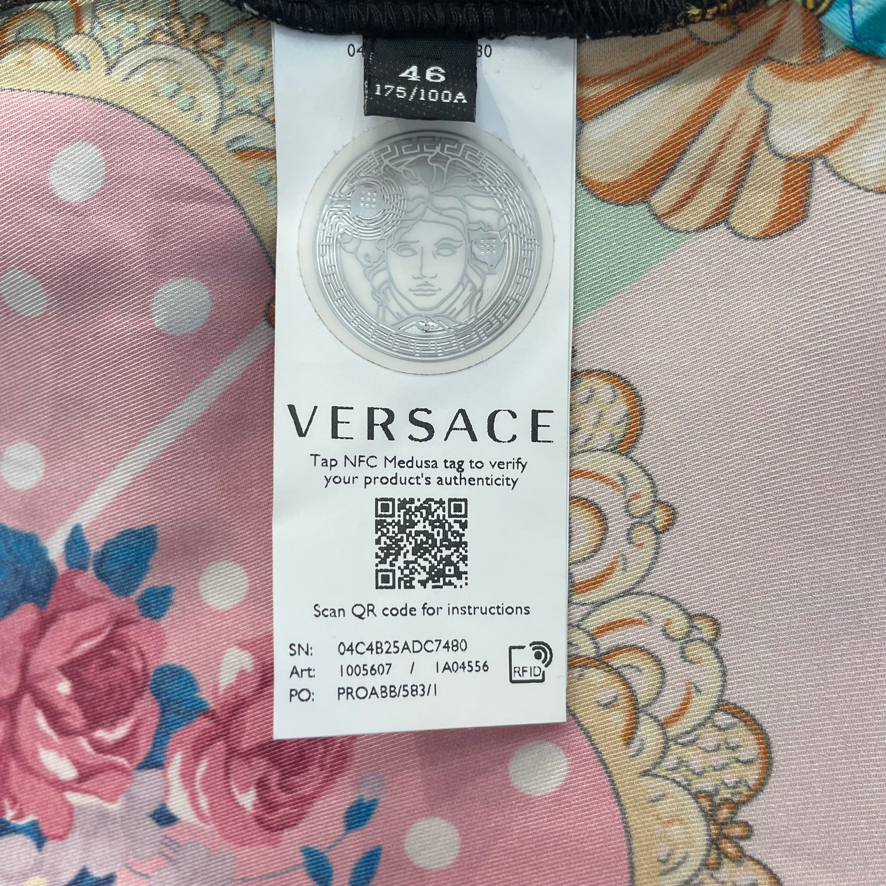 GIANNI VERSACE/T-Shirt/46/Cotton/BLK/VENTAGIL BACK DESIGN view 4