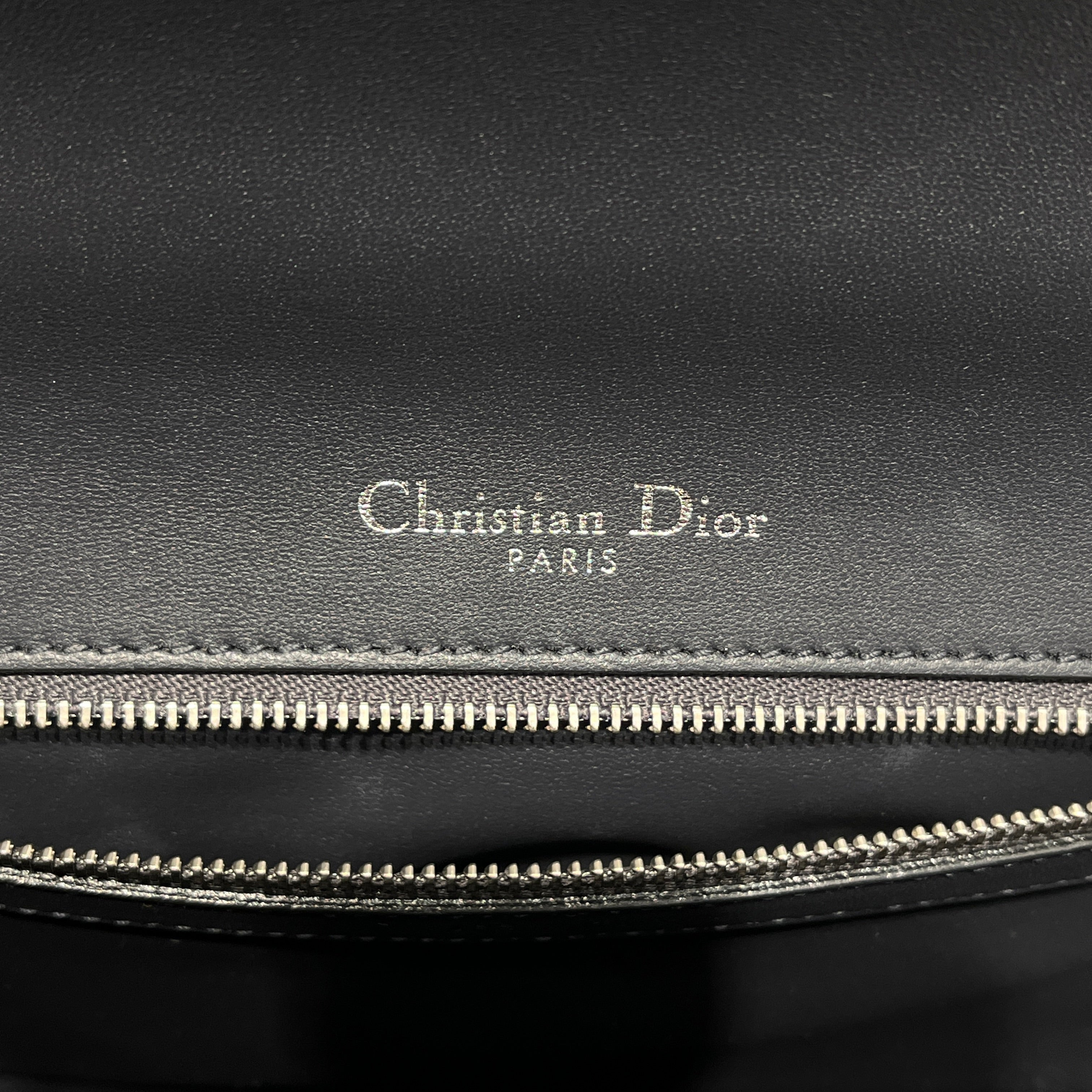 Christian Dior/Cross Body Bag/Leather/SLV/DIORAMA FLAP BAG view 5