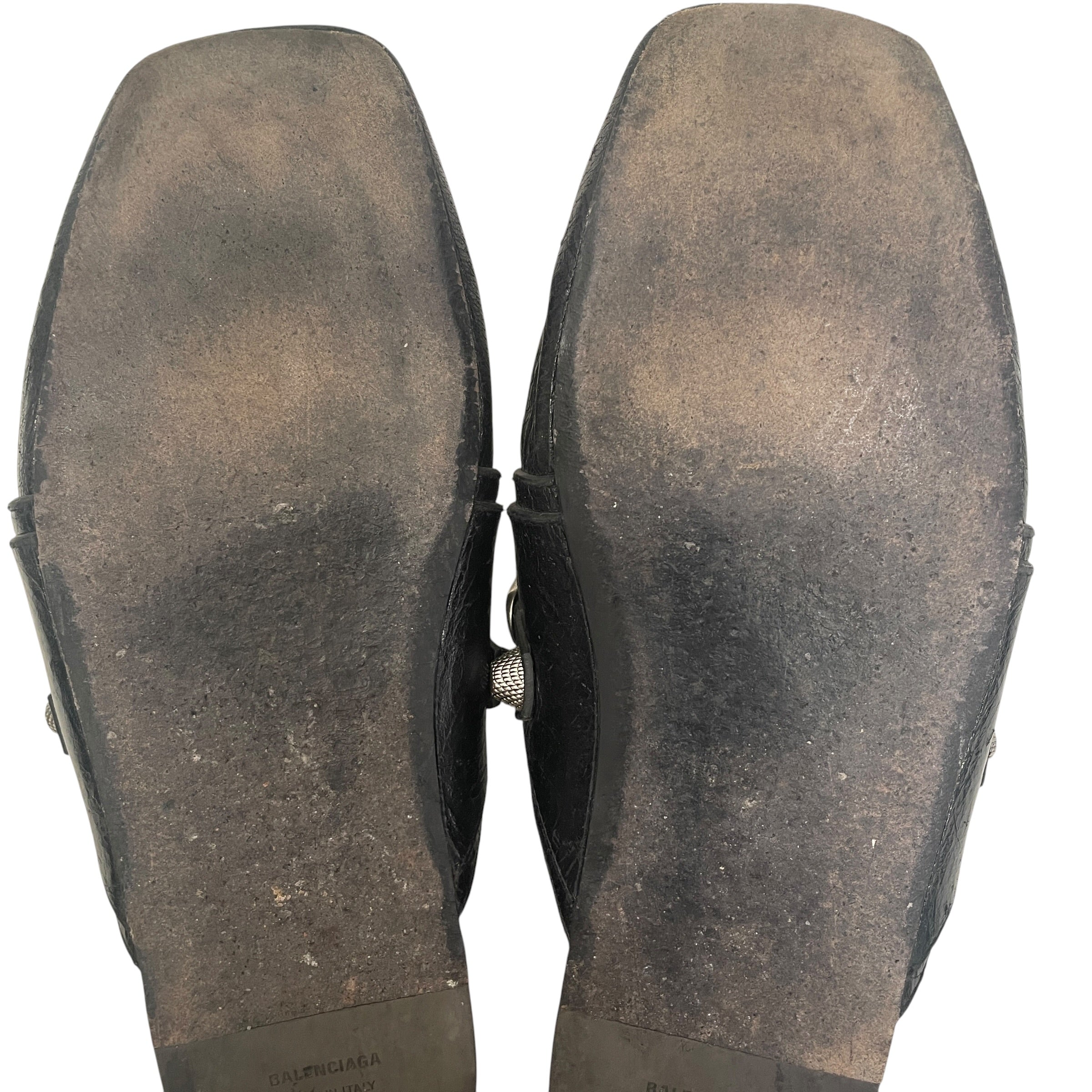BALENCIAGA/Loafers/EU 41/Leather/BLK/COSY MULES view 4
