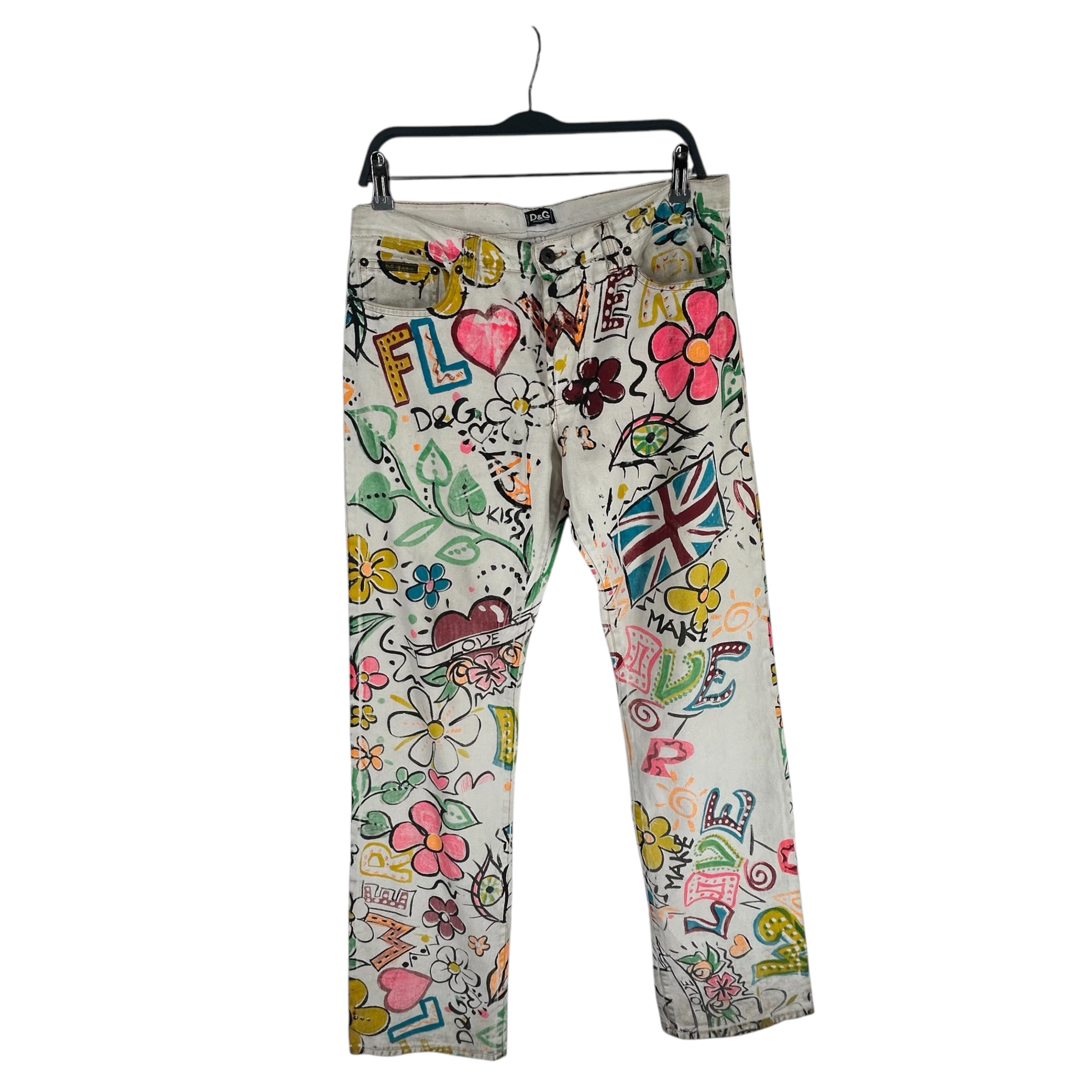 DOLCE&GABBANA/Bottoms/46/All Over Print/Cotton/MLT/2001 D&G view 1