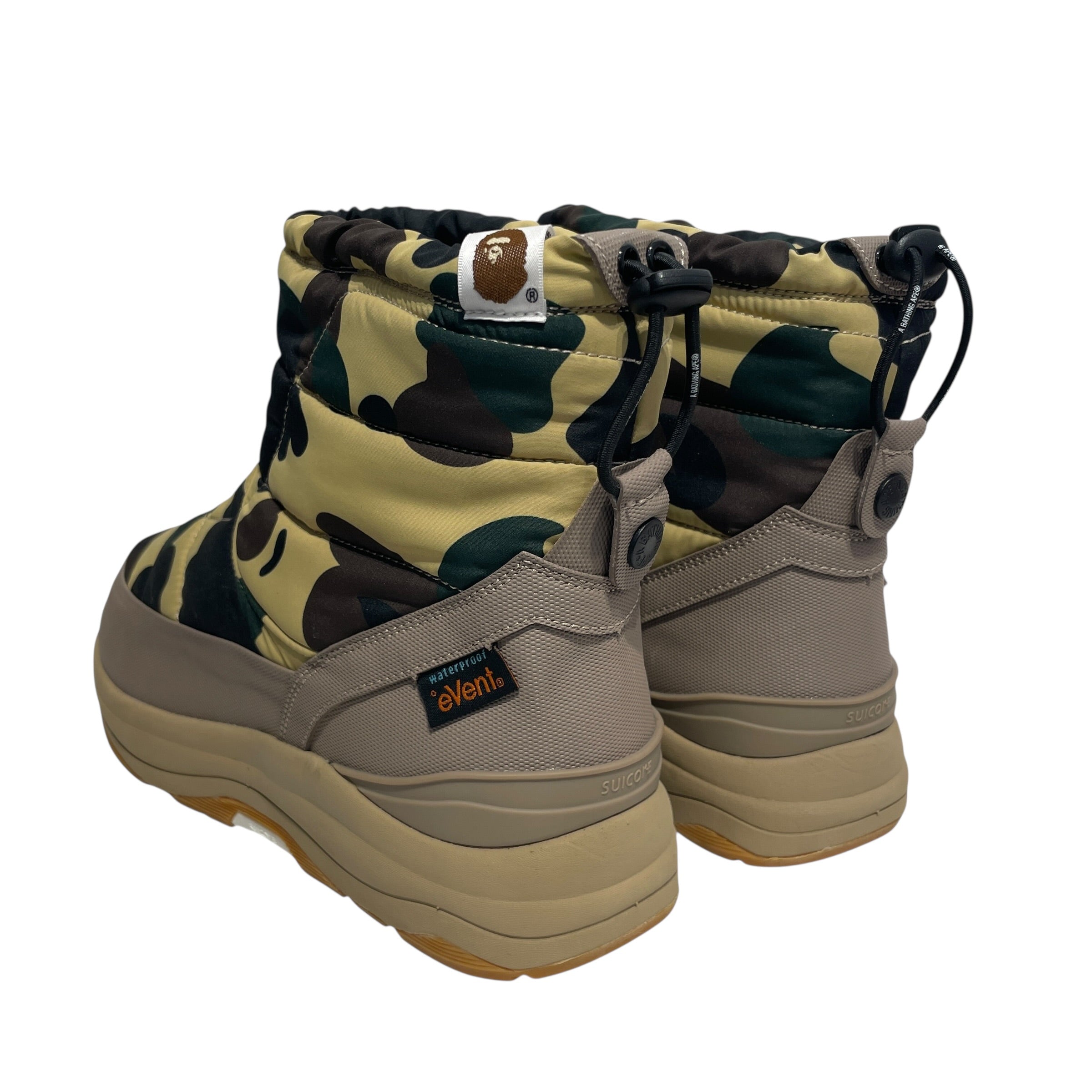 A BATHING APE/suicoke/Boots/US 8/Camouflage/Nylon/BEG/ view 2