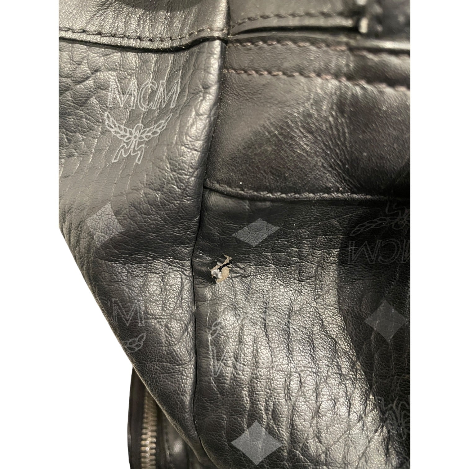 MCM/Bag/Monogram/Leather/BLK/ view 6