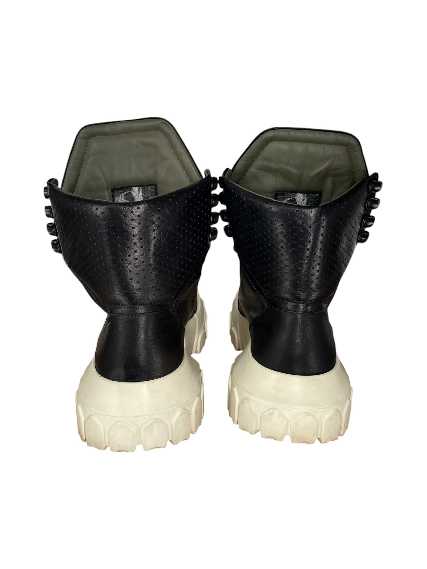 Rick Owens/Boots/EU 36/Leather/BLK/ LACE UP TRACTOR BOOTS SZ36 view 4