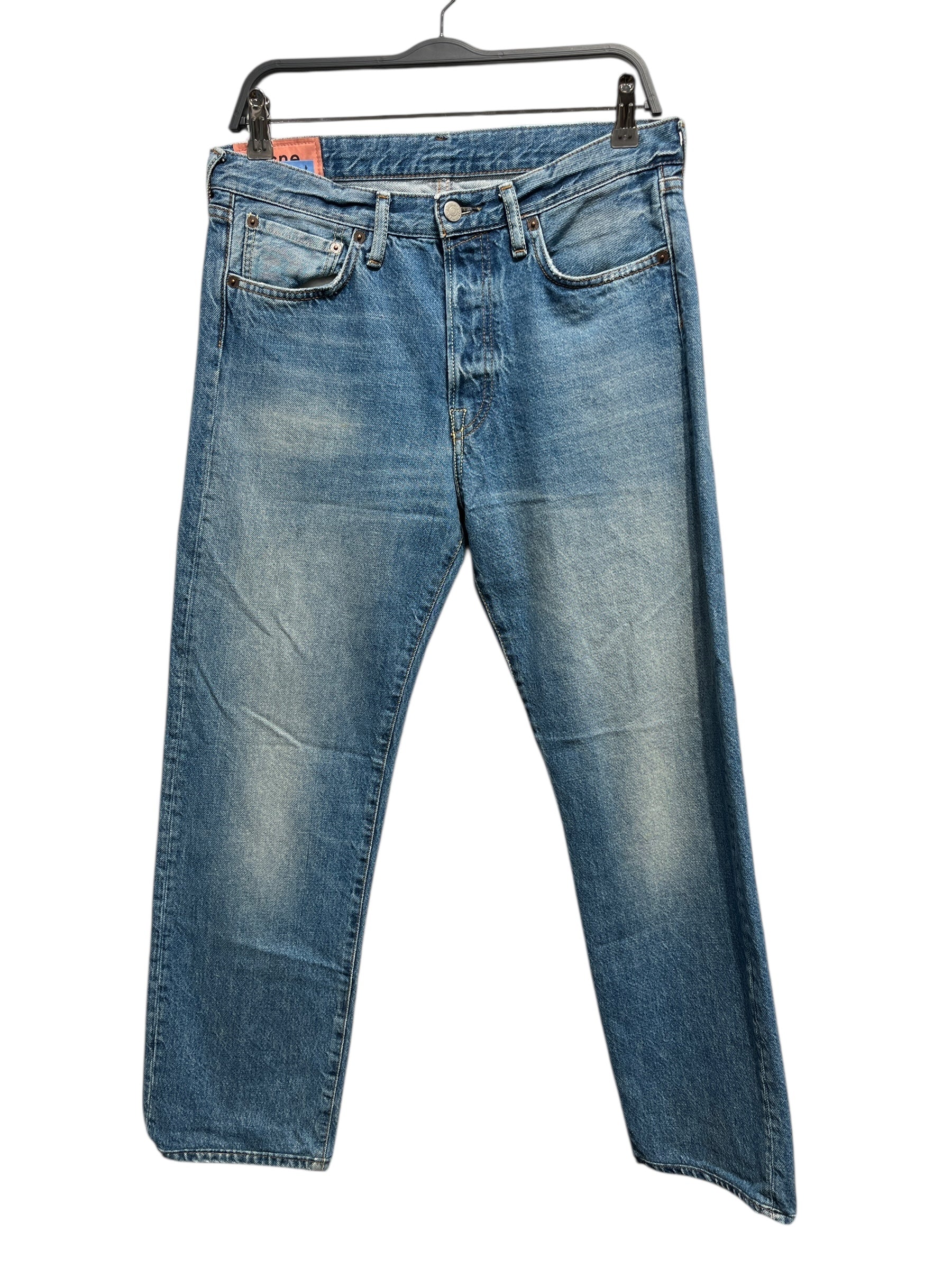 Acne Studios/Straight Pants/31/Denim/BLU/Light wash view 1