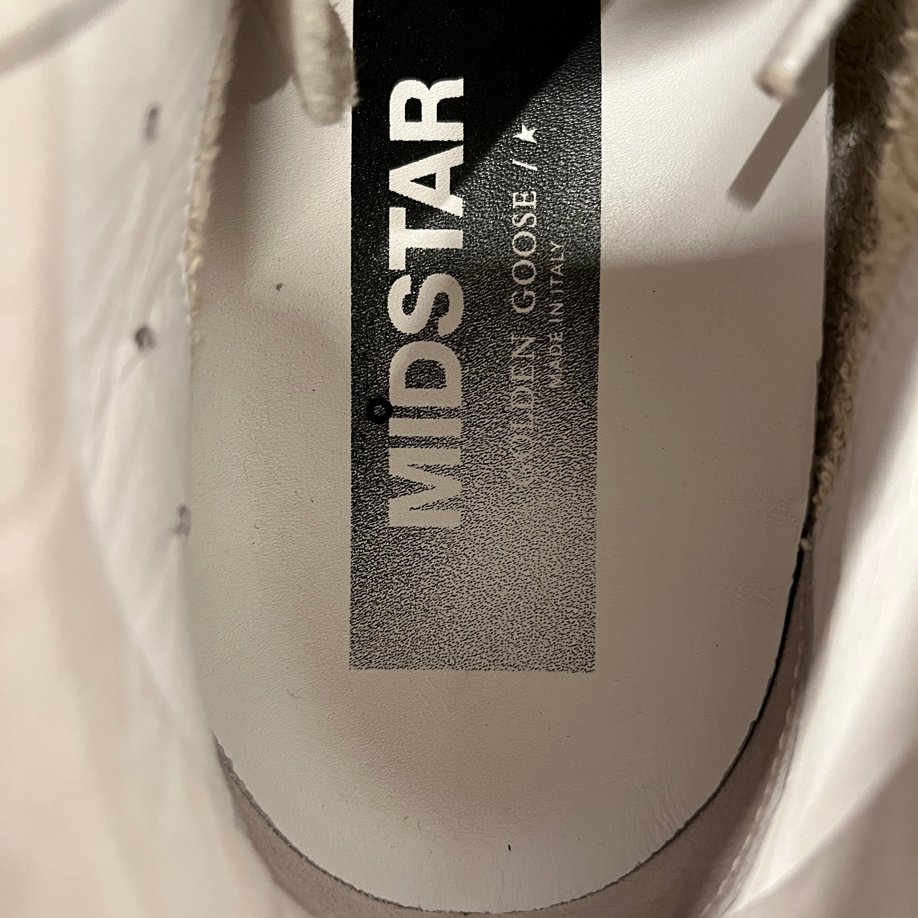 GOLDEN GOOSE/Hi-Sneakers/EU 38/Stripe/Leather/WHT/MIDSTAR GOLDEN HEART view 10
