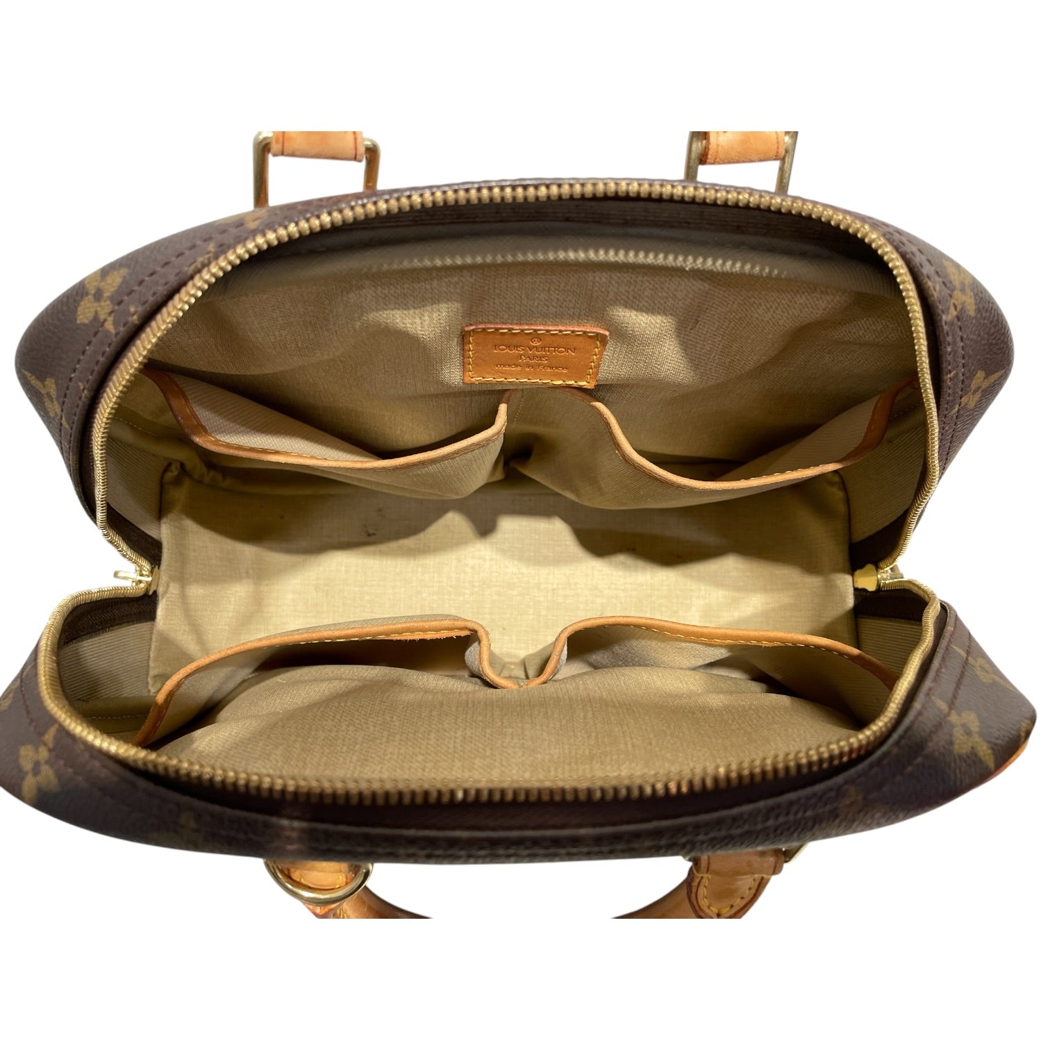LOUIS VUITTON/Hand Bag/Leather/BRW/Monogram LV Troubille view 3