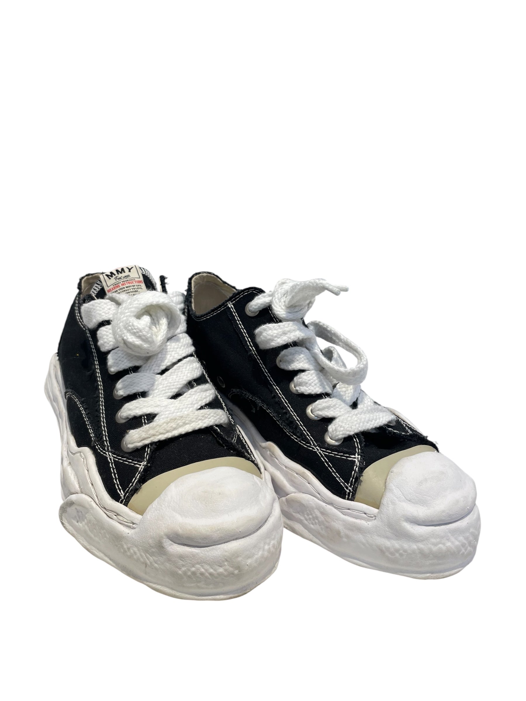 MIHARA YASUHIRO/Low-Sneakers/EU 44/Cotton/BLK/BLAKE/MELTED CONVERSE view 1