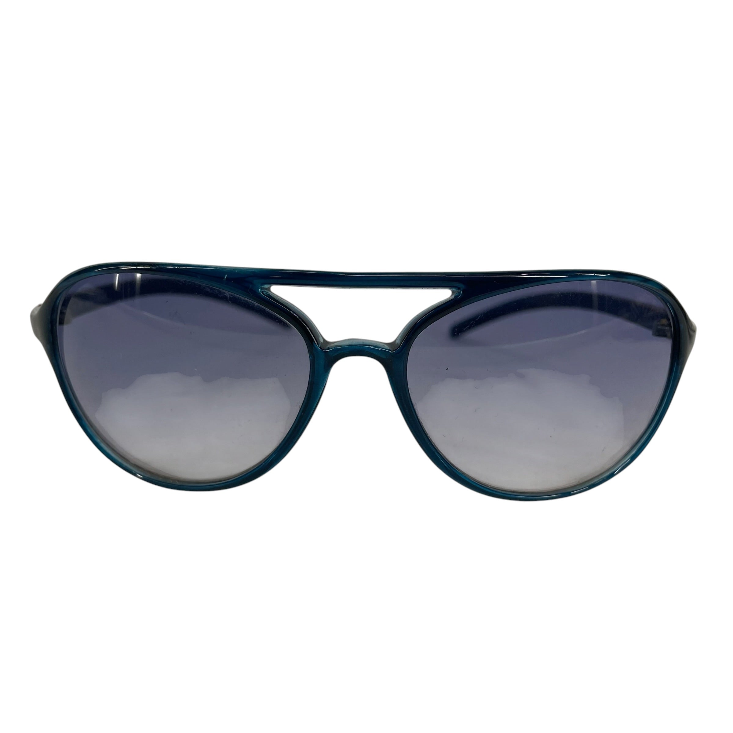 BURBERRY/Sunglasses/Plastic/BLU/TRANSLUCENT BLUE VINTAGE FRAME view 1