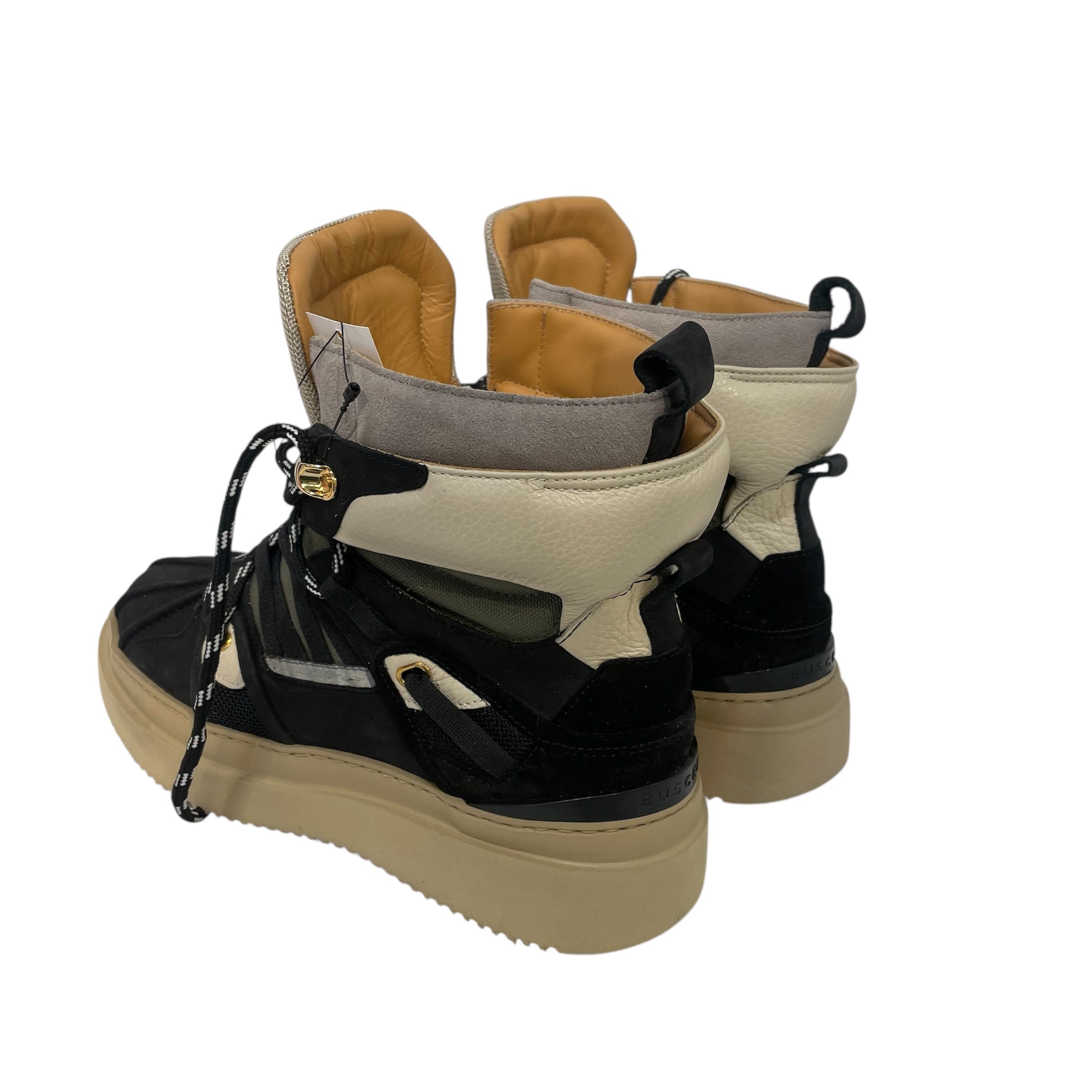 BUSCEMI/Hi-Sneakers/EU 41/Suede/BLK/Duck Boot view 2