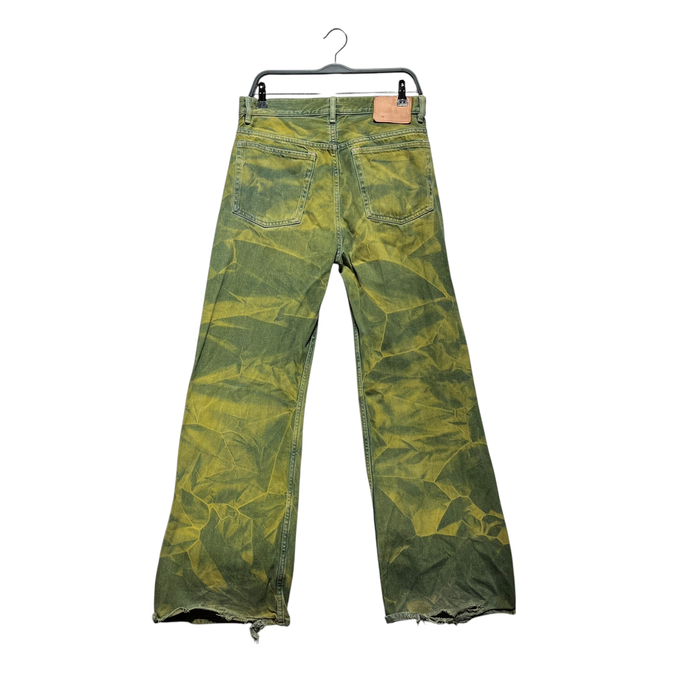 Acne Studios/Bootcut Pants/30/Denim/GRN/TIE DYE FLARE view 2
