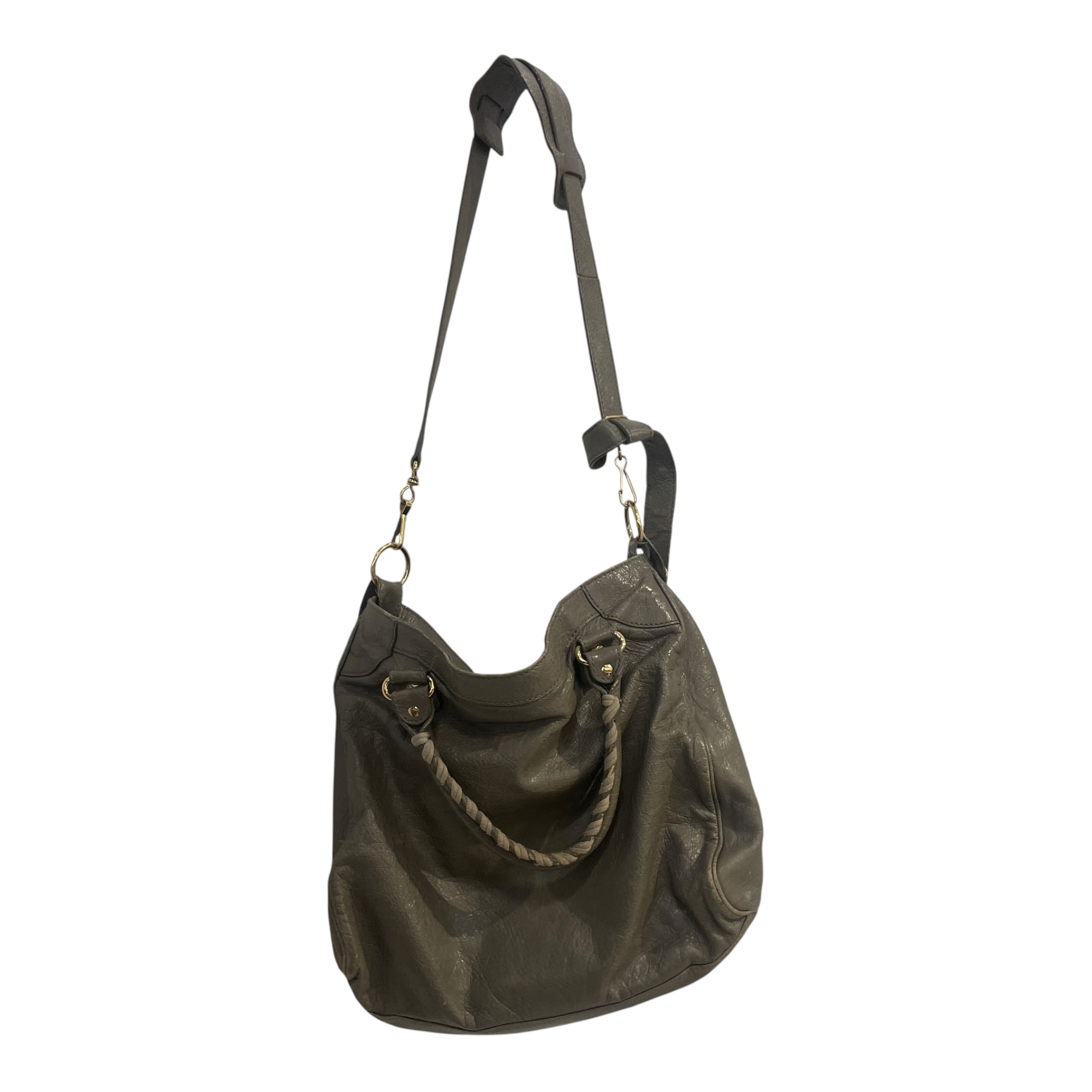 BALENCIAGA/Cross Body Bag/Leather/GRY/VELO view 4