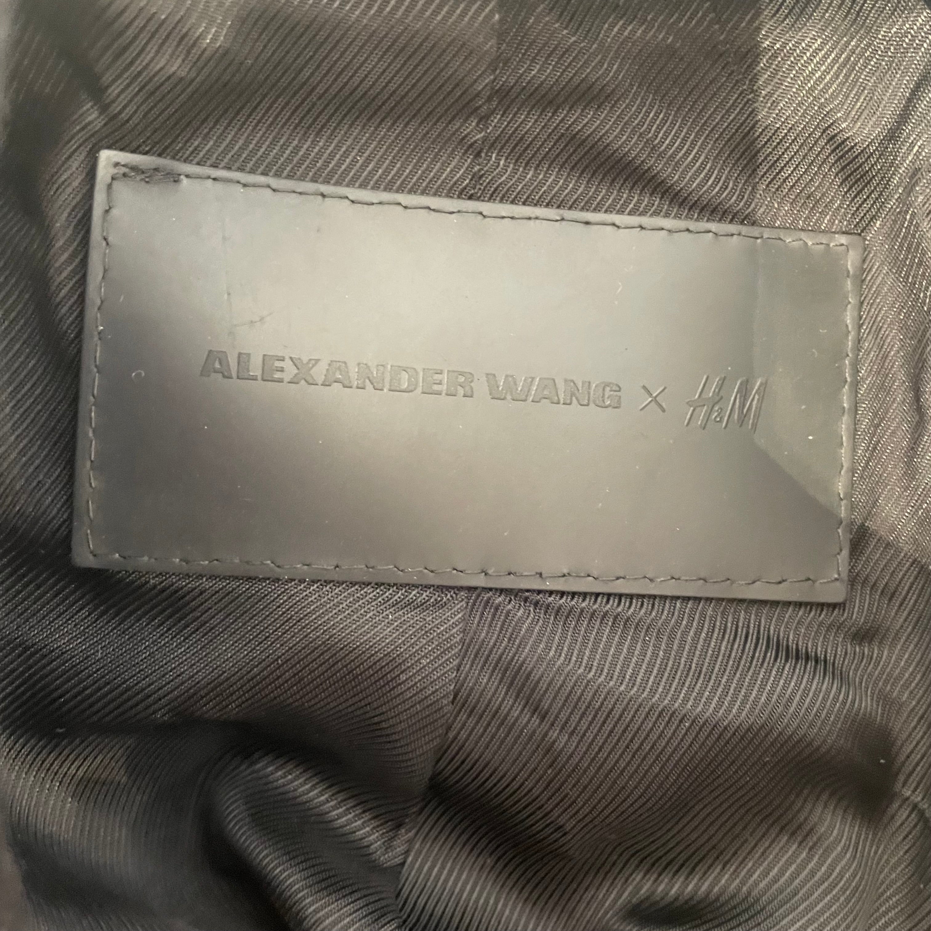 Alexander Wang/Tailored Jkt/8/Cotton/BLK/Alexander Wang x H&M Mono Jkt view 3